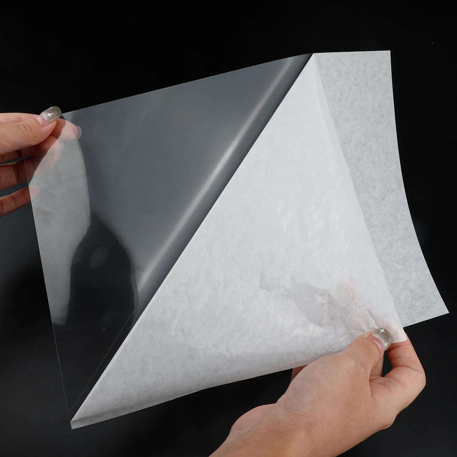 Printable Washi Sticker Paper for Inkjet & Laser Printers, 8.5x11 Inch Full Sheet, 25 Sheets, Semi transparent 3