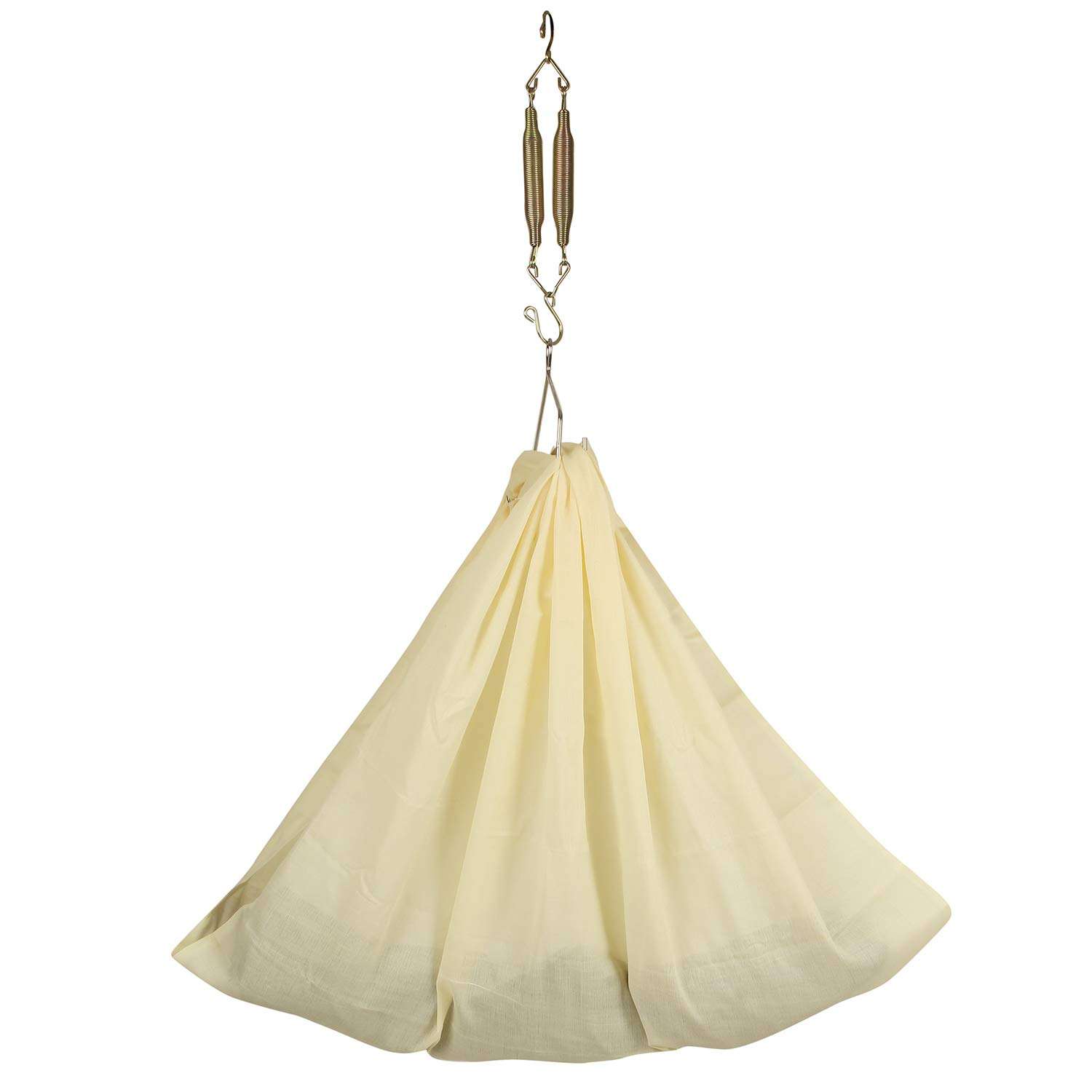 RAREERAM Economy Baby Cloth Cradle with Mosquito NET (Cream) 3