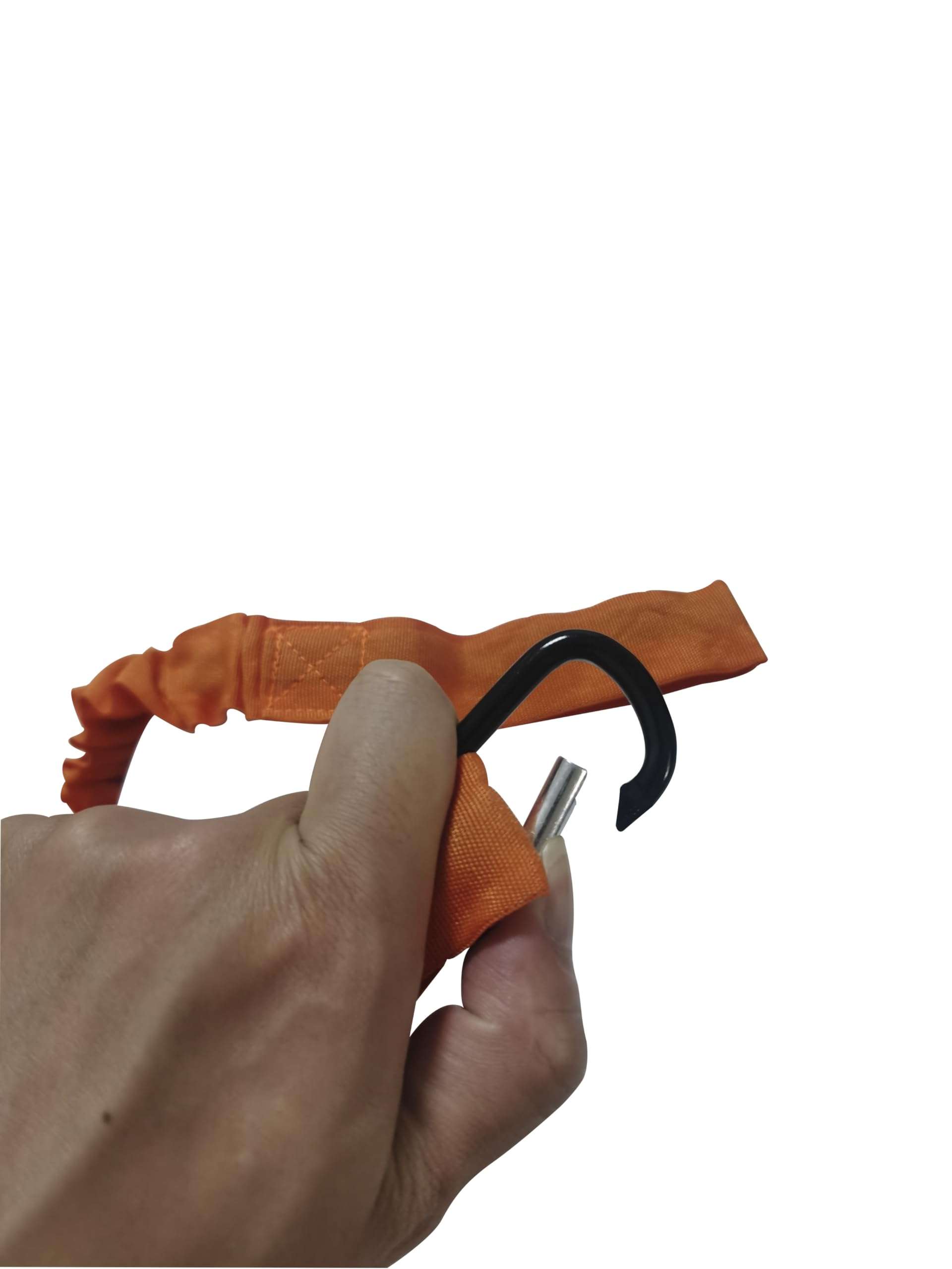 Emmui orange SUP Kayaking Accessories Stretchable Safety Kayak Paddle Strap for kayak paddles, fishing rods and many other items That need to be fastened to The boat. 6