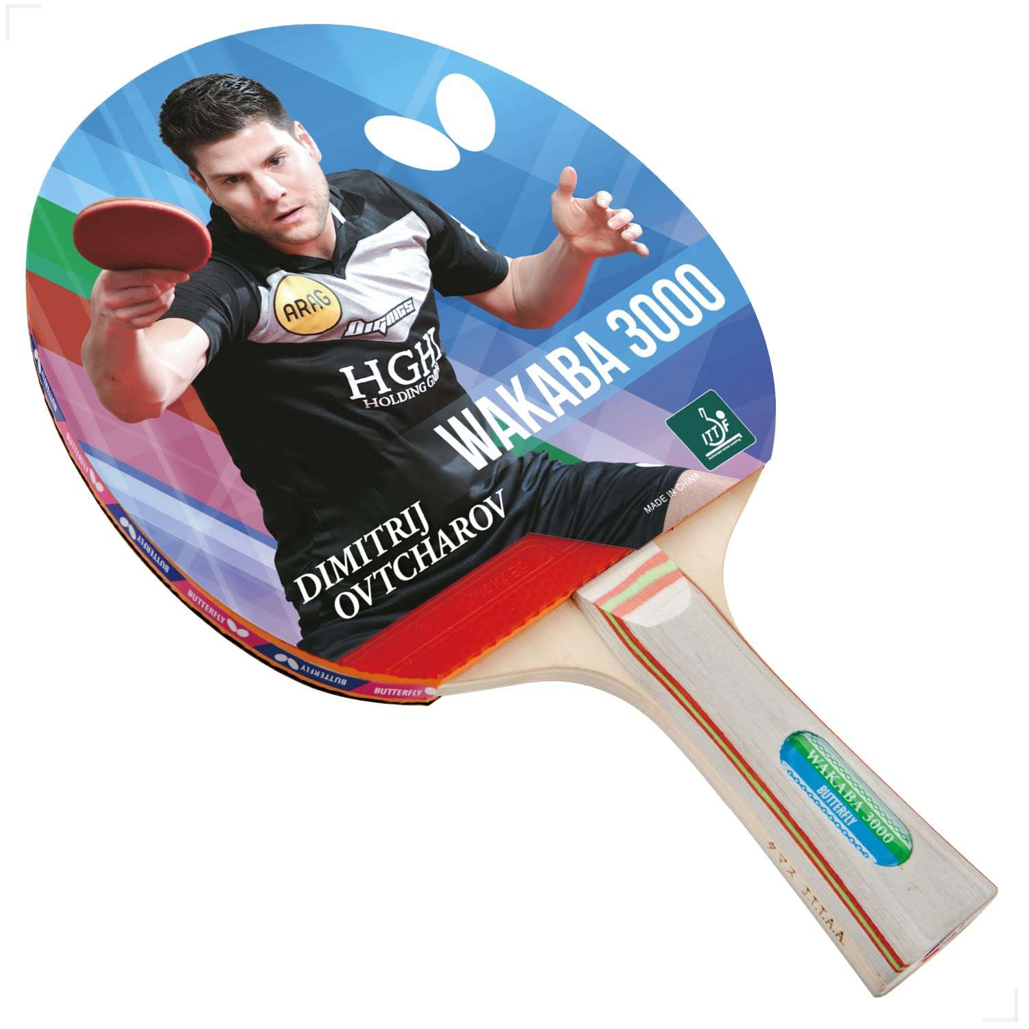 Butterfly Wakaba Table Tennis Racket – 3 Ping Pong Models - ITTF Approved Ping Pong Paddle – Ping Pong Racket Attacks with Great Speed and Spin 1
