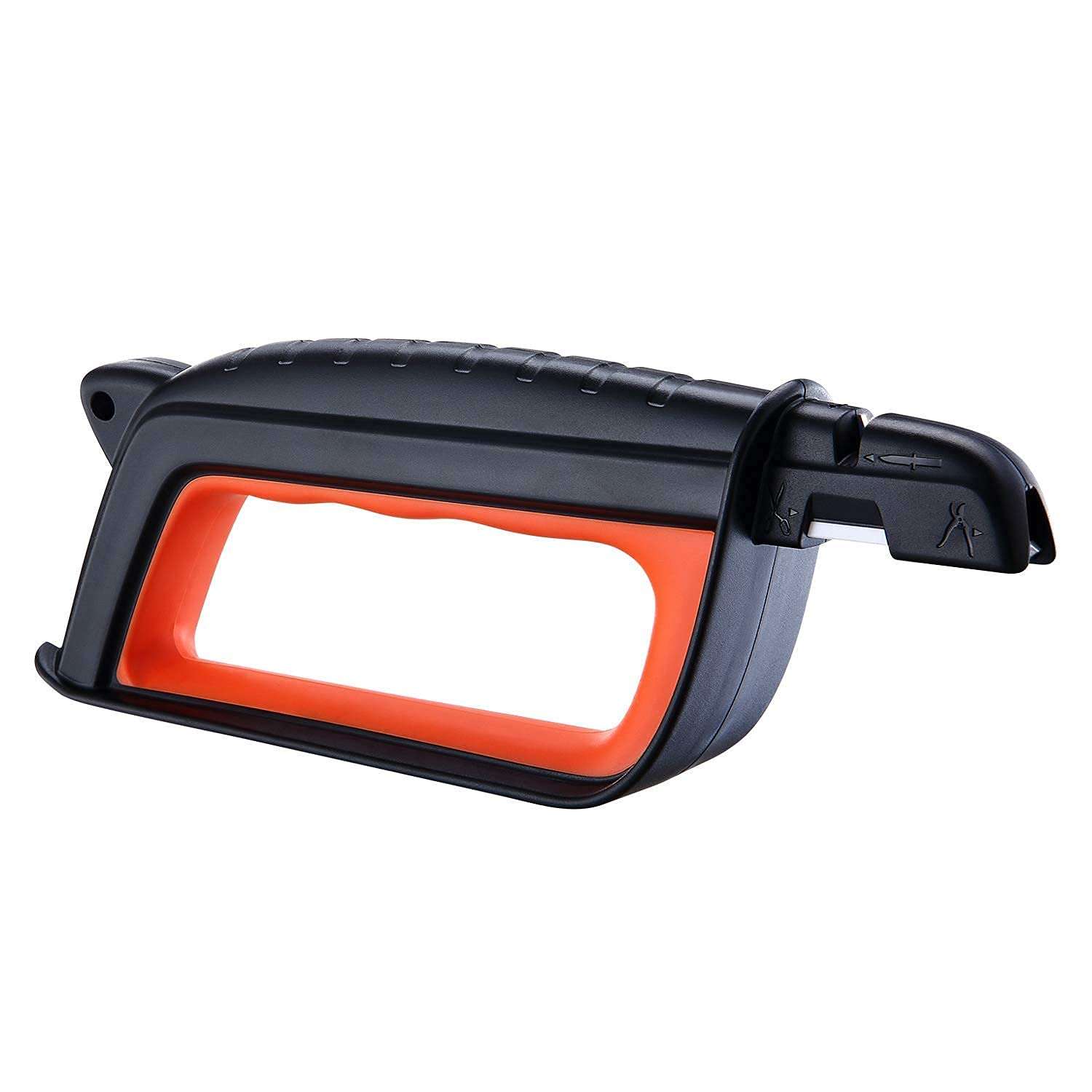 SHARPAL 191H Pocket Kitchen Chef Knife Scissors Sharpener with SHARPAL 103N Knife Garden Tool Lawn Mower Blade Axe Hatchet Machete Scissors Sharpener 6