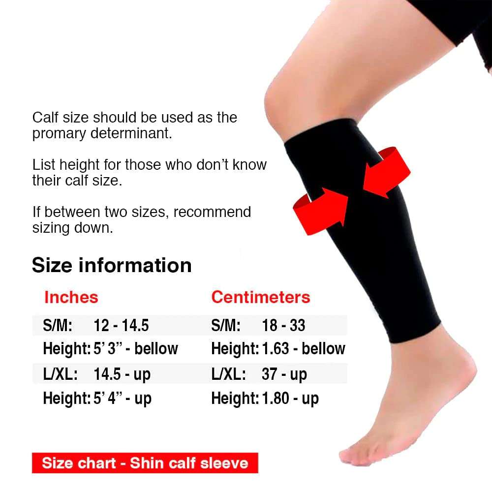 UNBROKENSHOP Cross Fit Shin Guard Calf Compression Sleeve 5mm, Weightlifting, Deadlift, Rope Climb, Box Jumps for Men and Women, A Pair (S/M) 6