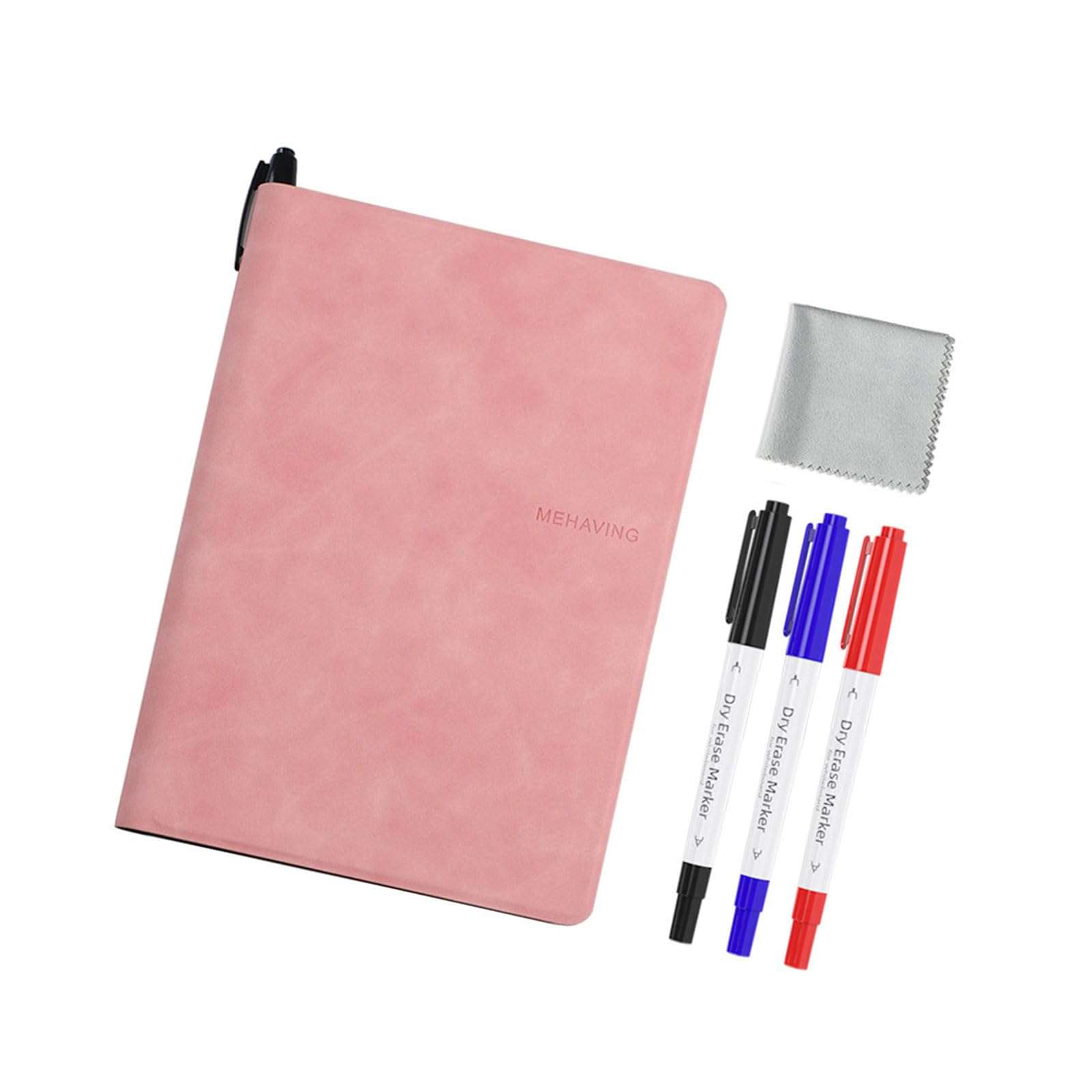 Double-Side Magnetic Board Notebook with Erasable Marker Portable Writing Board for Office Meeting Writing Drawing 4