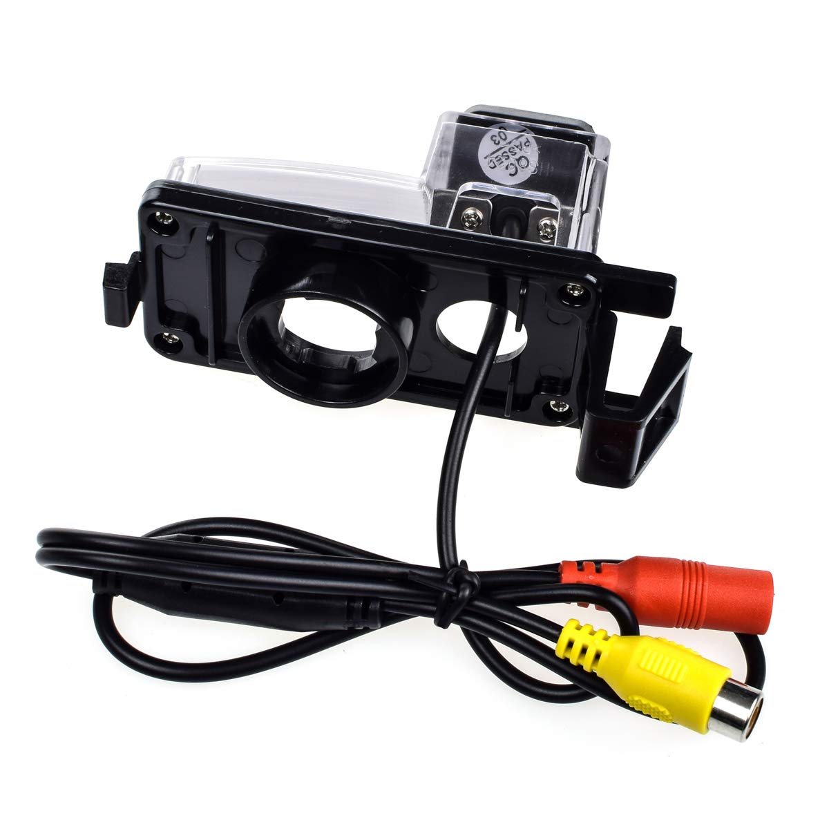 aSATAH AHD/CVBS Car Rear View Camera's Fisheye Lens Dynamic Trajectory Tracks Line Cable & Vehicle Camera for Nissan Tiida/Versa Hatchback/Grand Livina/Pulsar/Fairlady Z &170° Wide-angle Backup Camera 3