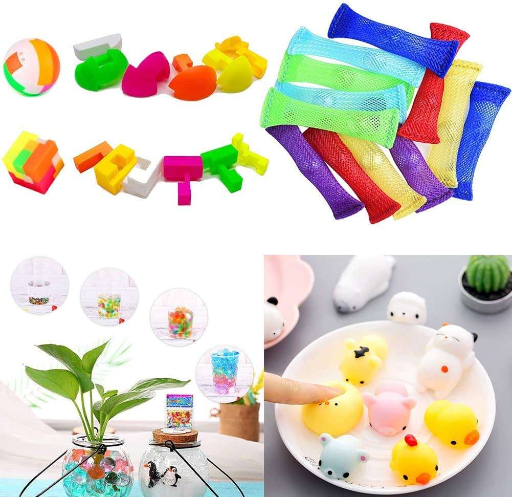 AIMEDYOU 16 Pcs Mochi Squishy Toys Mini Squishy Animal Squishies Party Favors for Kids Kawaii Squishy Squeeze Toy 5