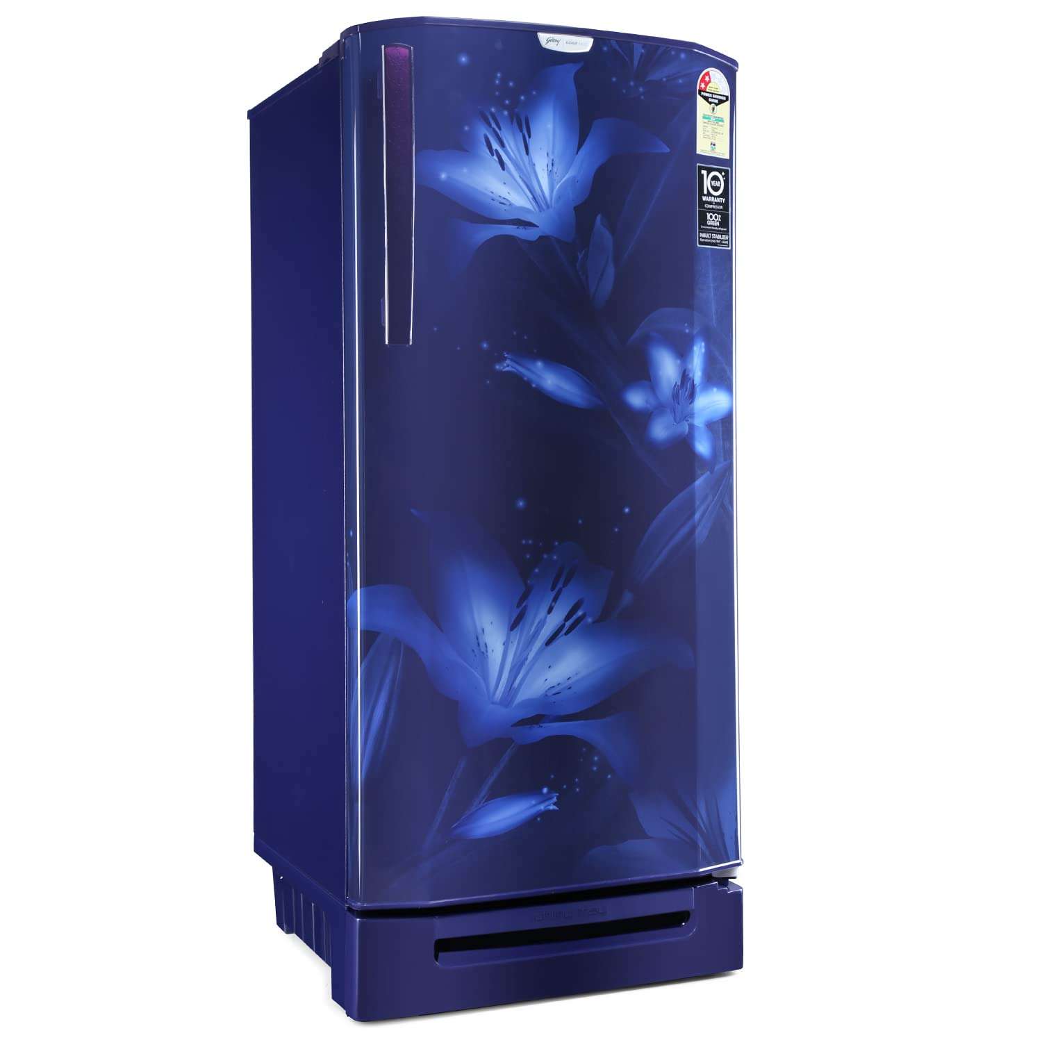 Godrej Edge 192 L 2 Star Direct Cool Single Door Refrigerator Appliance (RD EDGENEO 207B 23 TDF BH BL, Blush Blue, Turbo Cooling Technology, 2022 Model) 2