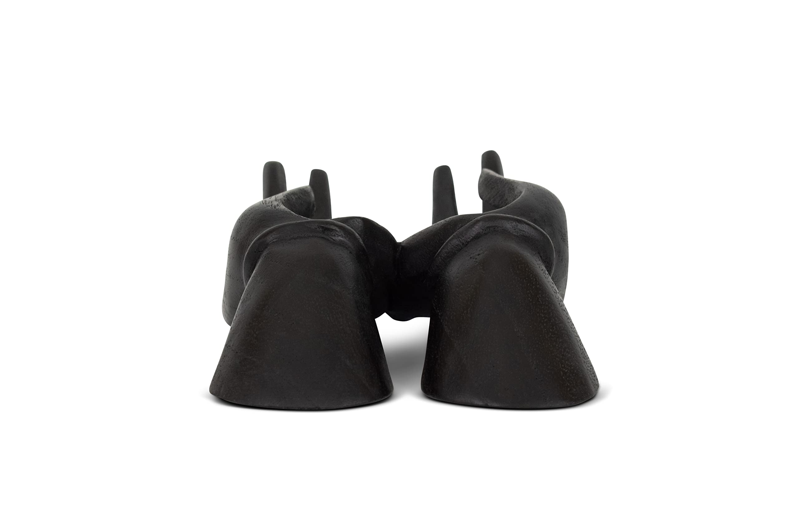 G6 Collection Wooden Handmade Business Card Stands Holder Wood Hand Carved Decor Accent Decoration Gift Bar Art Handcrafted Decorative Artwork (Black) 6