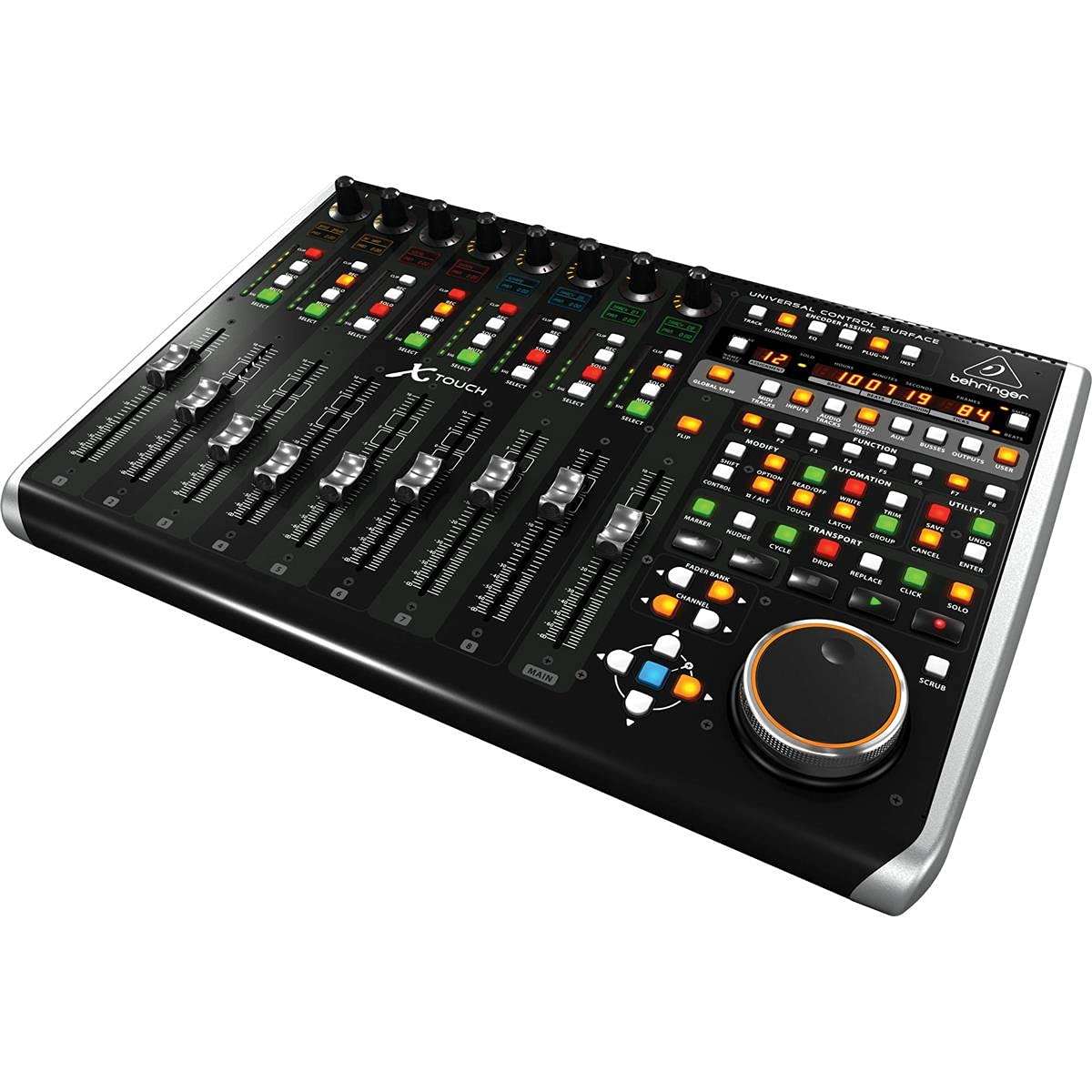 Behringer X-TOUCH Universal Control Surface with 9 Touch-Sensitive Motor Faders, LCD Scribble Strips and Ethernet/USB/MIDI Interface 3