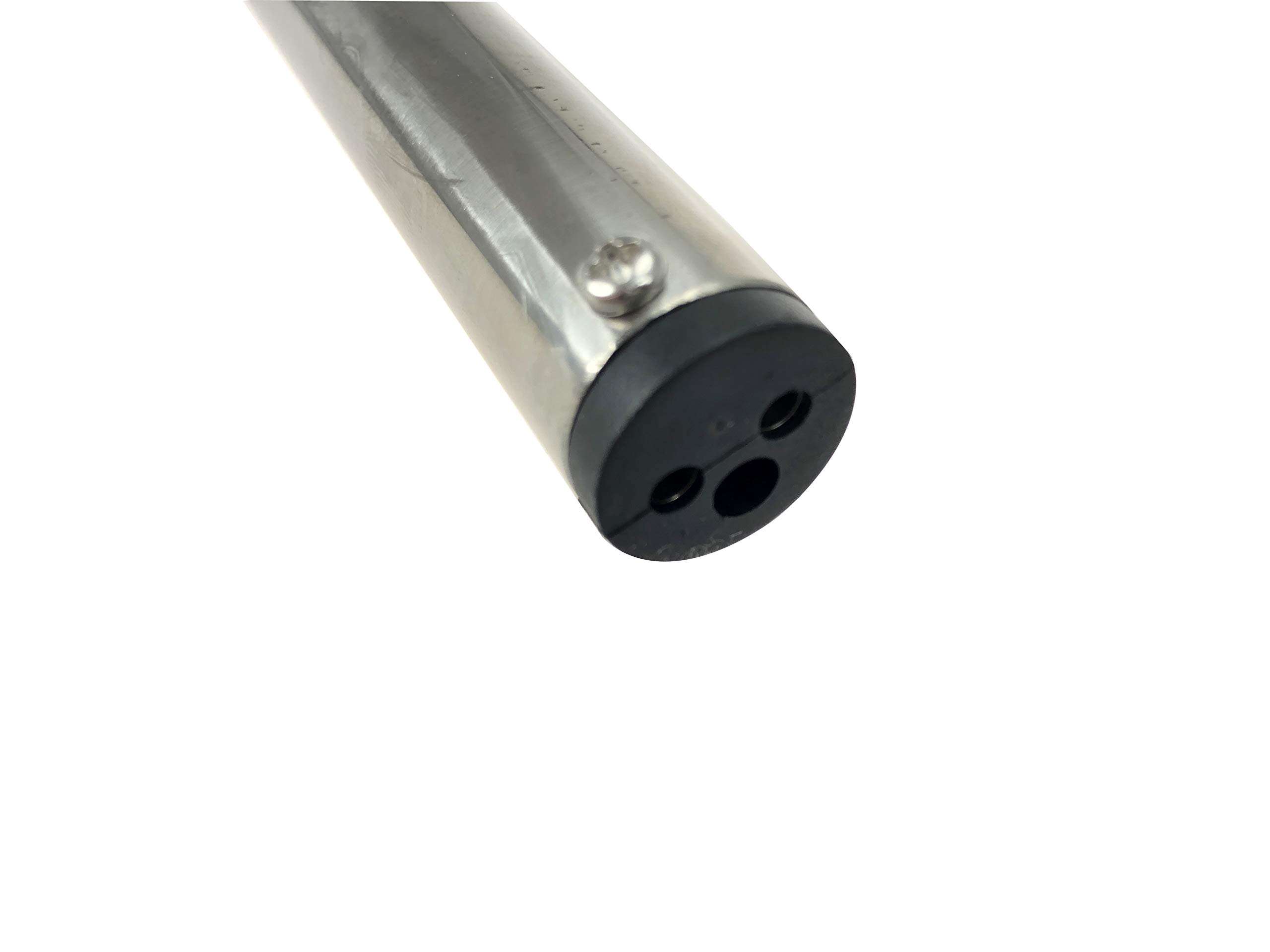 Pactrade Marine White LED 24'' All Round Stern Anchor Plug-In Light Pole USCG ABYC A16 2NM for Pontoon Fishing Boat and Yacht 6