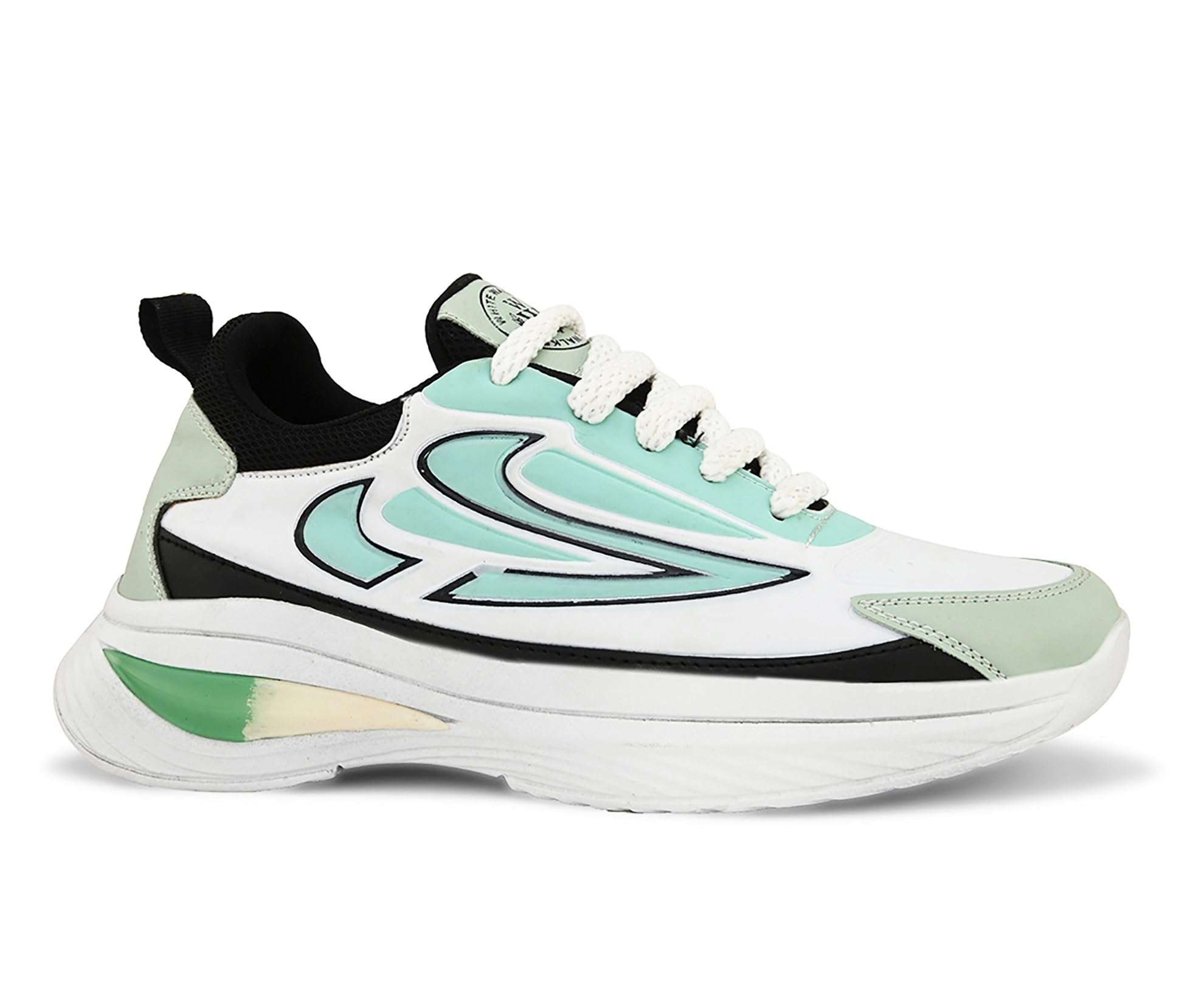 LAVISTA Mesh Latest Stylish Men Sports Shoes Running Walking for Men's Green 4