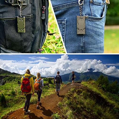 binboll Stainless Steel High Decibel Outdoor Life-Saving Emergency Whistle (Three Tubes Whistle~Gun) 4