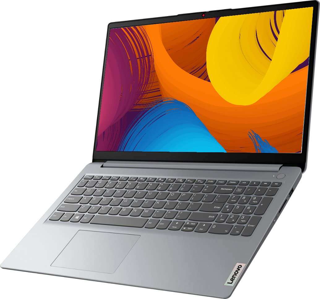 Lenovo Newest Ideapad 15.6" Laptop, 15.6 inch HD IPS Display Laptop, AMD Dual-core Processor, 8GB DDR4 RAM, 512GB PCIe SSD, WiFi 6, Windows 11 Home in S Mode, Cloud Grey, w/Saz USB Cable 3