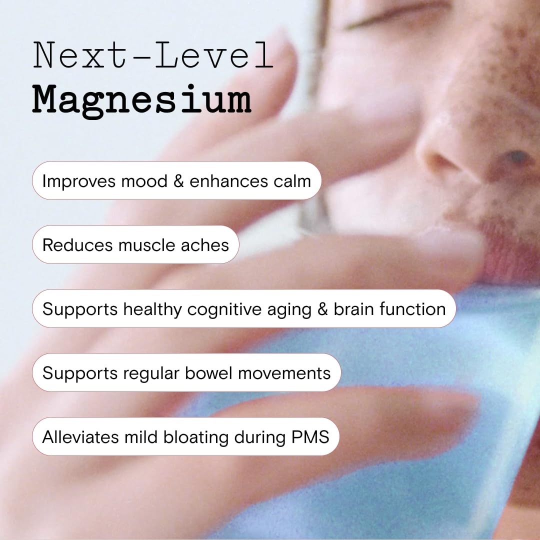 Moon Juice Magnesi-Om Magnesium Powder Supplement - Chelated Magnesium Complex + L-Theanine Blend for Rest, Relaxation & Regularity - Vegan, Non-GMO & No Sugar, Blue Lemon, 3.7 oz, 30 Sevings 2