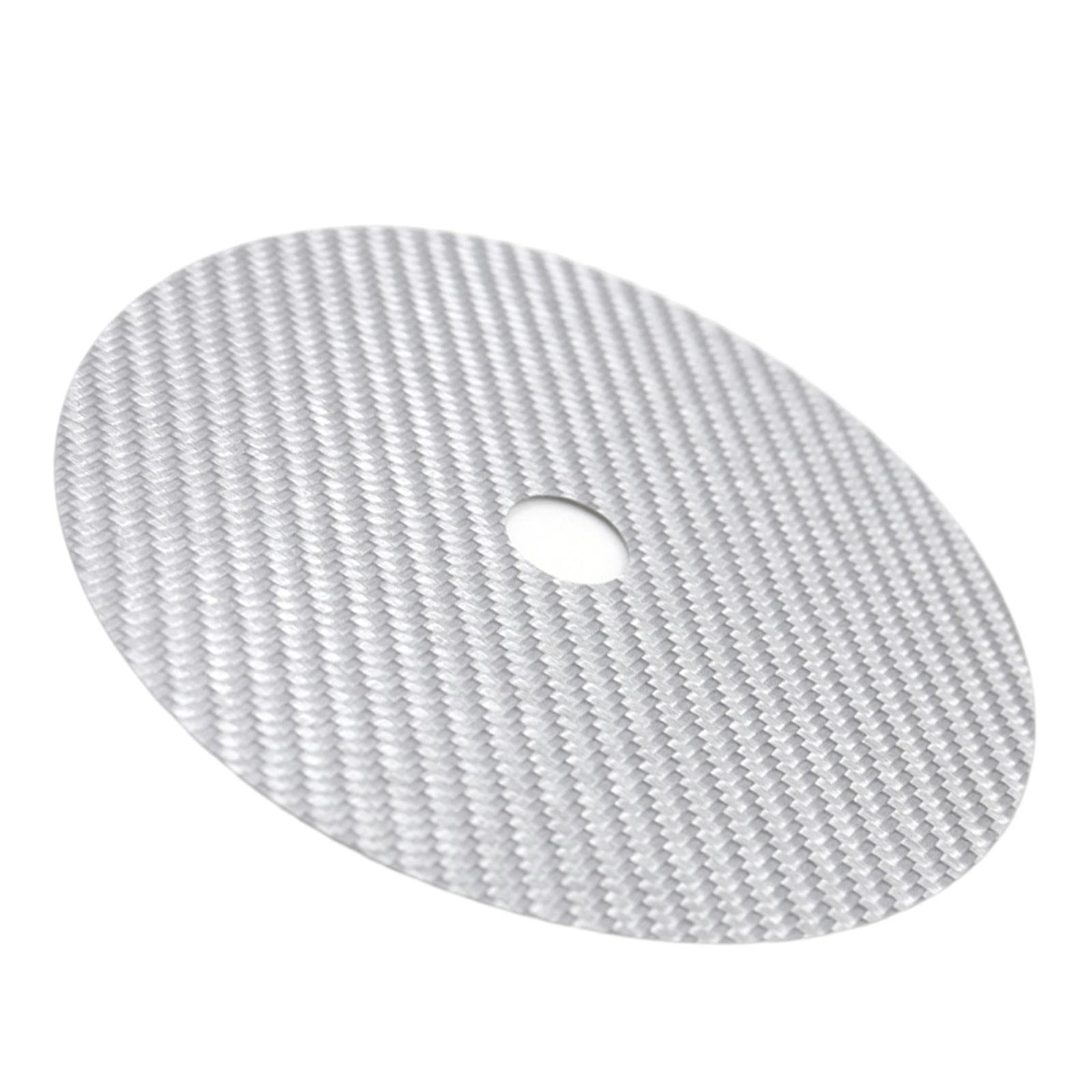 EXCLUZO CD Stabilizer Tuning Mat HiFi Buffer Pads DVD Disc Up Tray White 4