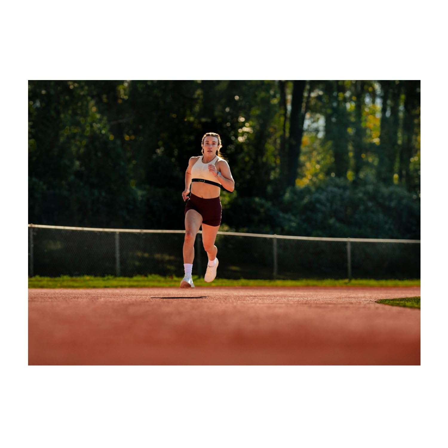 Garmin® Forerunner® 970, Premium GPS Running and Triathlon Smartwatch, AMOLED Display, Built-in LED Flashlight, Titanium with Whitestone Case and Whitestone/Translucent Amp Yellow Band 3