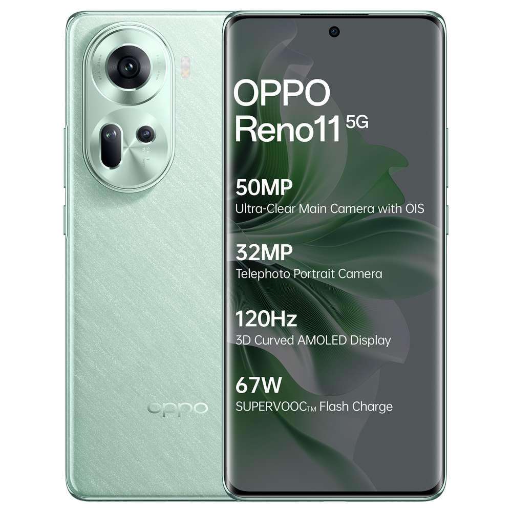 Oppo Reno 11 5G (Wave Green,128 GB) (8 GB RAM) 1