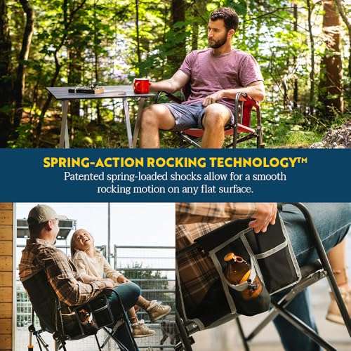 GCI OUTDOOR Freestyle Rocker XL Portable Folding Rocking Chair and Outdoor Camping Chair 4