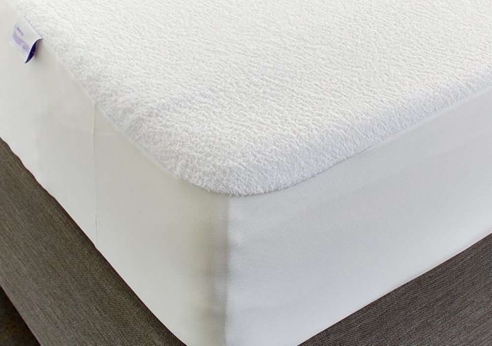 Ans Stylla Mattress Protector for King Size Bed (78X72 in)(White) 12' Height Heavy Quality (2 pc) 1