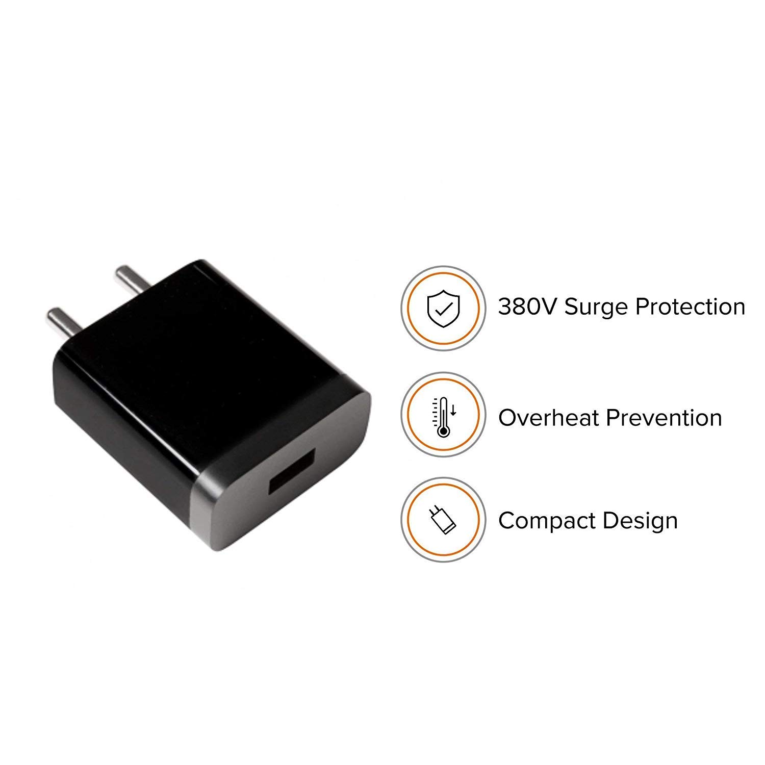 5W to 18W Charger for Sam-Sung Galaxy S22 Plus / S 22 Plus Charger Original Adapter Like Wall Charger | Mobile Charger | Fast Charger | Android USB Charger With 1 Meter USB Type C Charging Data Cable (3 Amp, TMI14, Black) 3