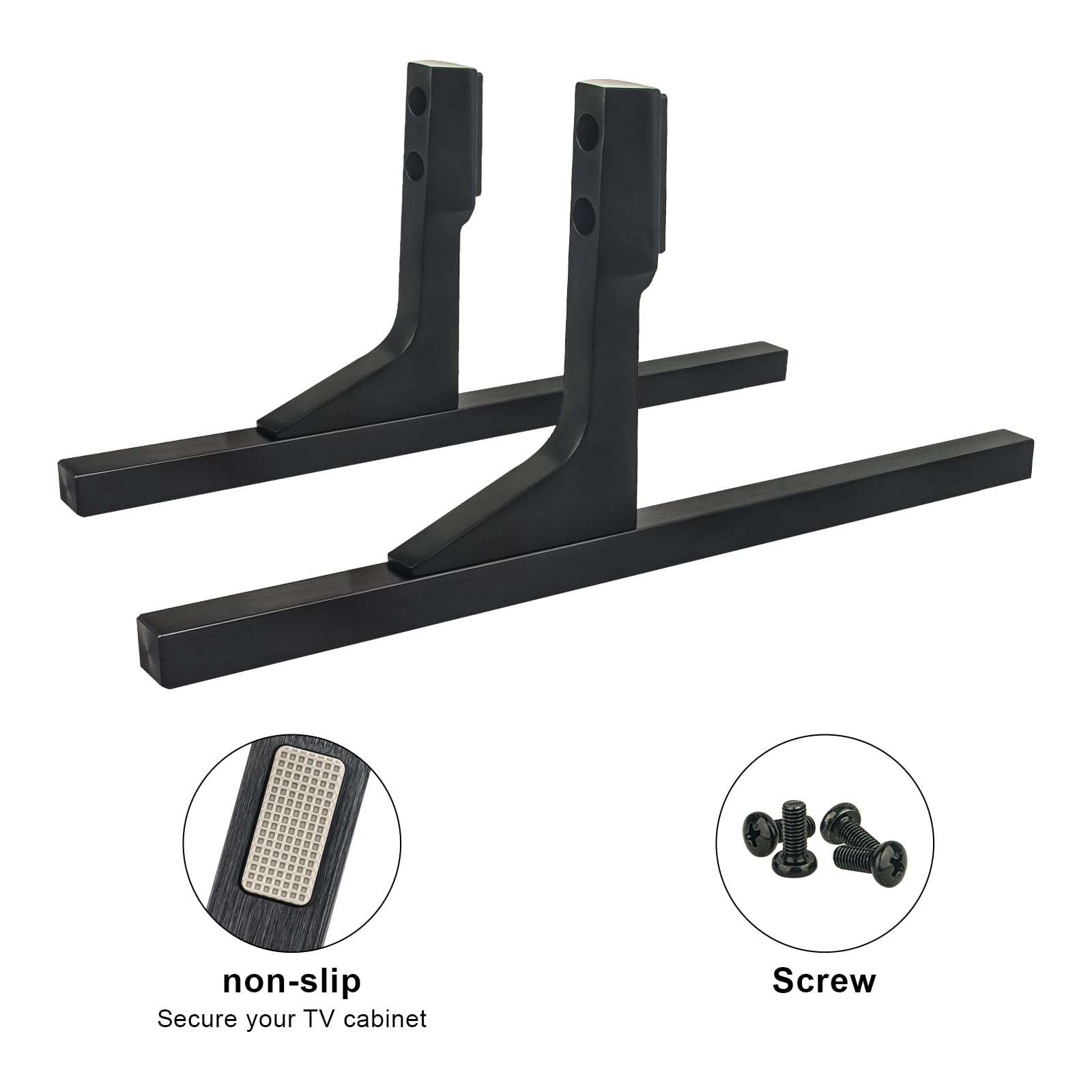 75A7N Replacement TV Stand Legs fit for Hisense 75" Class A7 Series LCD 4K TV and Hisense 85-Inch U8H Series 4K UHD Smart TV 85U8H 85E5N 85E5N-PRO 85U8H 3