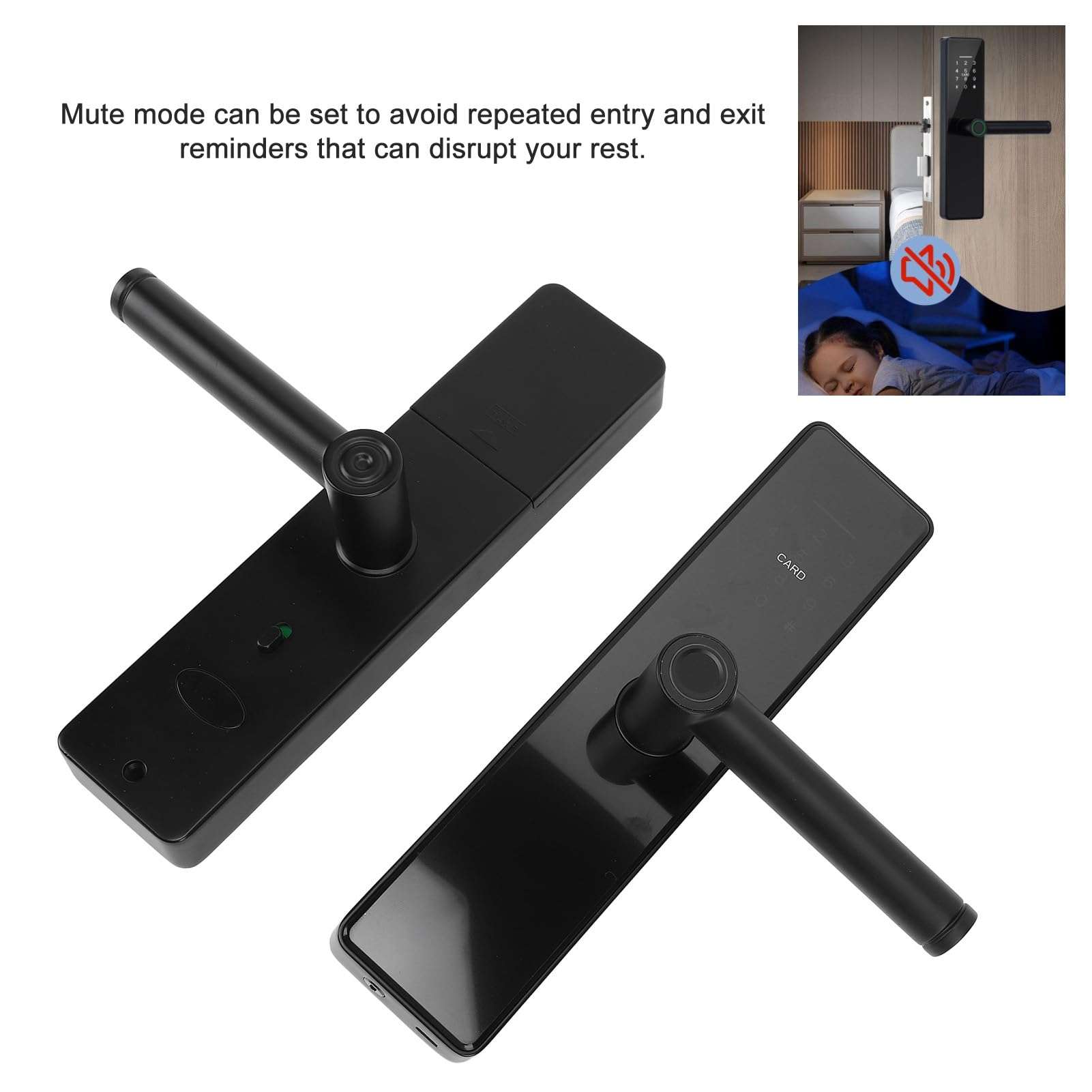 ICRPSTU Smart Door Safety Lock for Tuya Door Fingerprint Password Digital Lock Door Entry Lock for Home Apartment Hotel 6