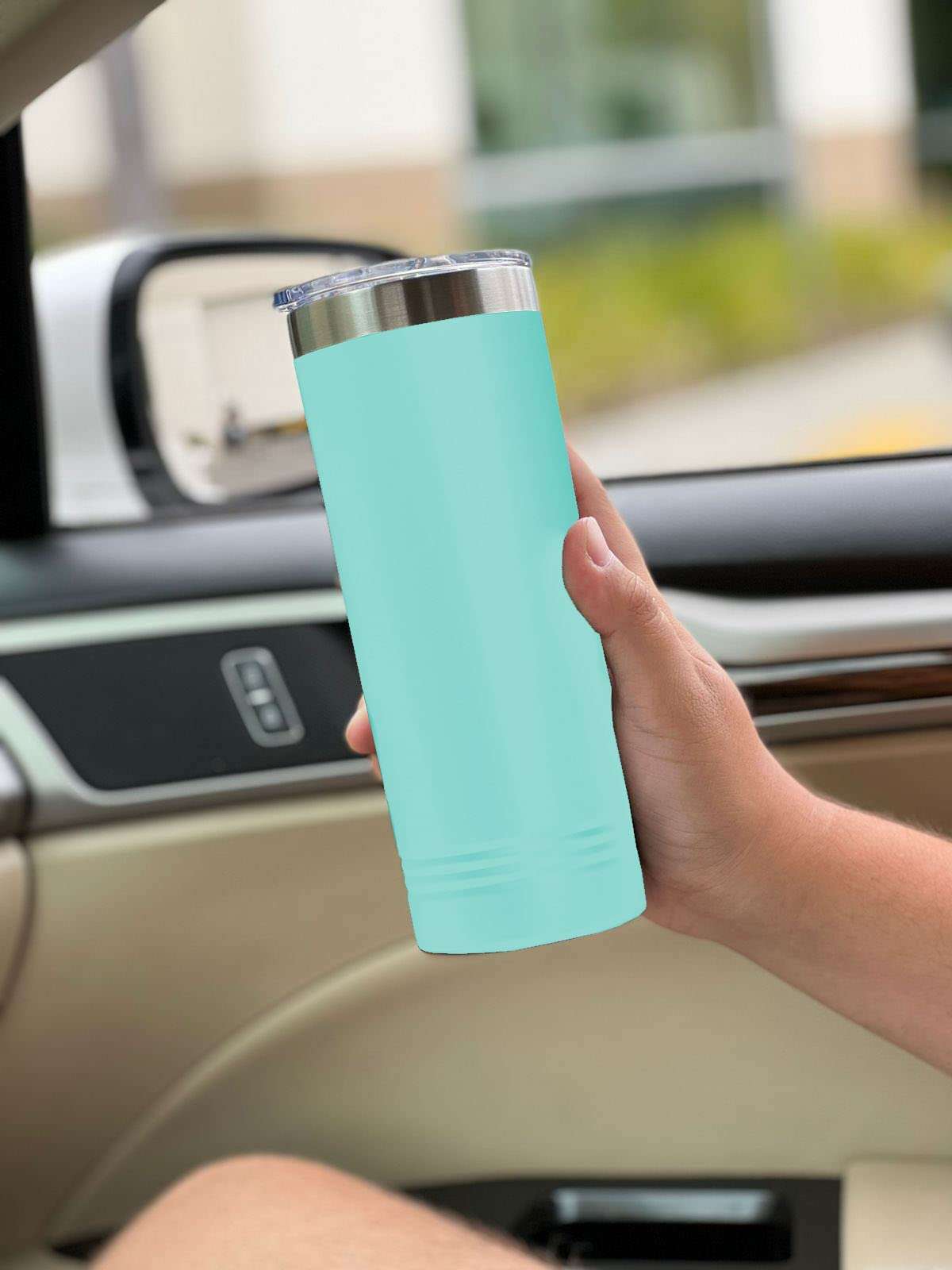 LaserGram 22oz Vacuum Insulated Skinny Tumbler, RN Registered Nurse, Personalized Engraving Included (Teal) 4