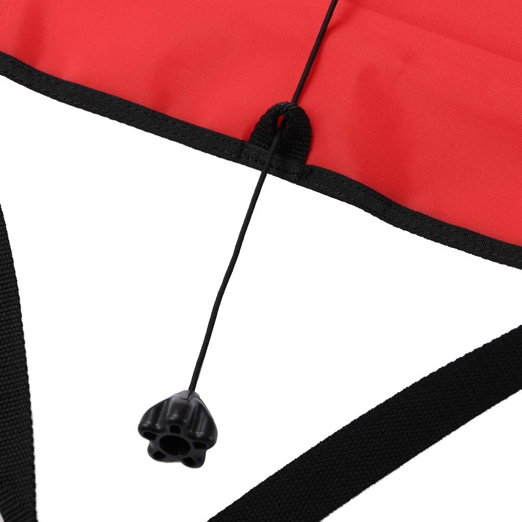 SHOVIAR Deluxe Nylon 70lbs Salvage Lift Bag with Dump Valve for Scuba Diving Red 3