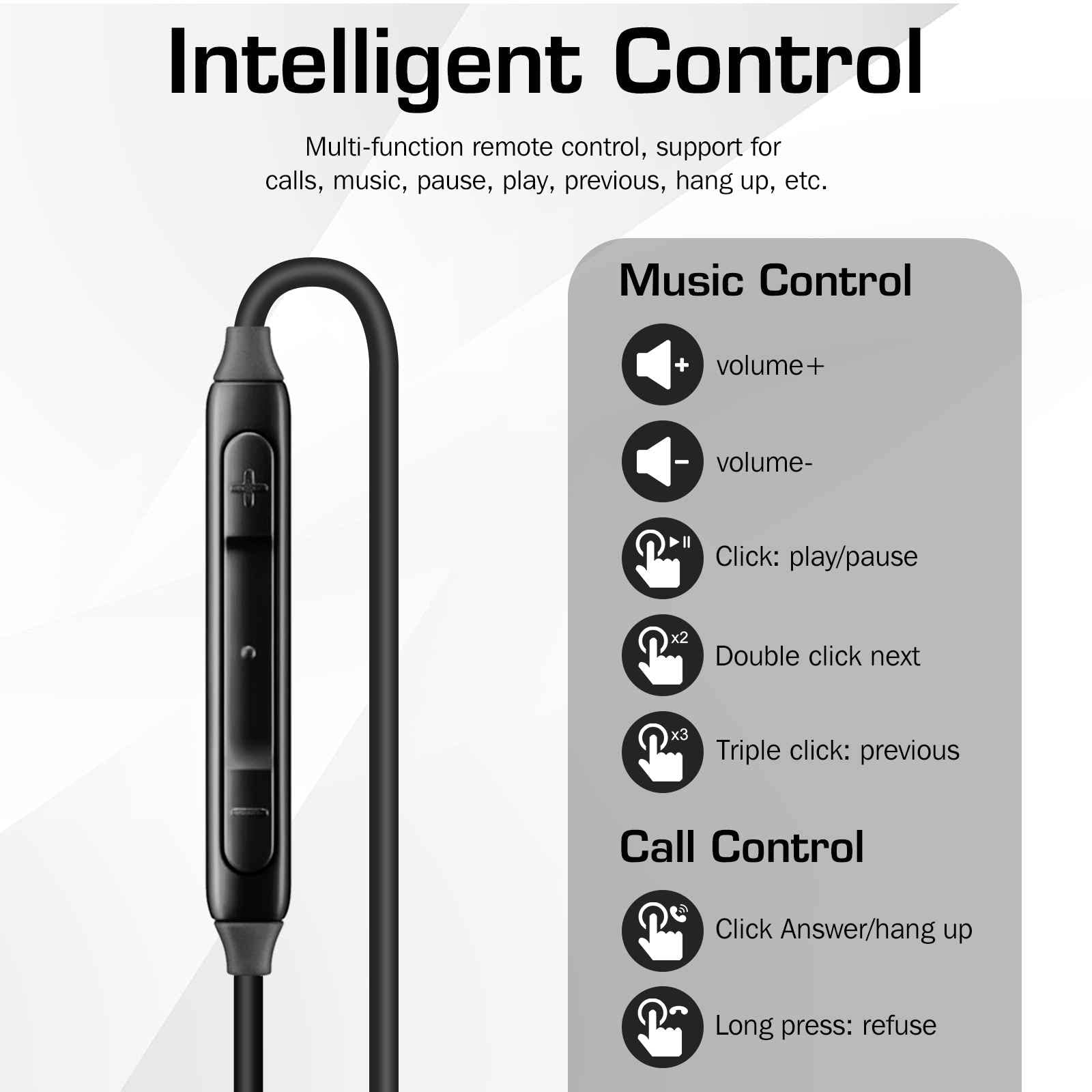 Wired 3.5MM Jack Durable Earphones Earbuds w Microphone and Volume Control, Deep Bass Clear Sound Noise Isolating in Ear Headphones, Compatible with Blackview Tab 12 Tuned by AKG 4