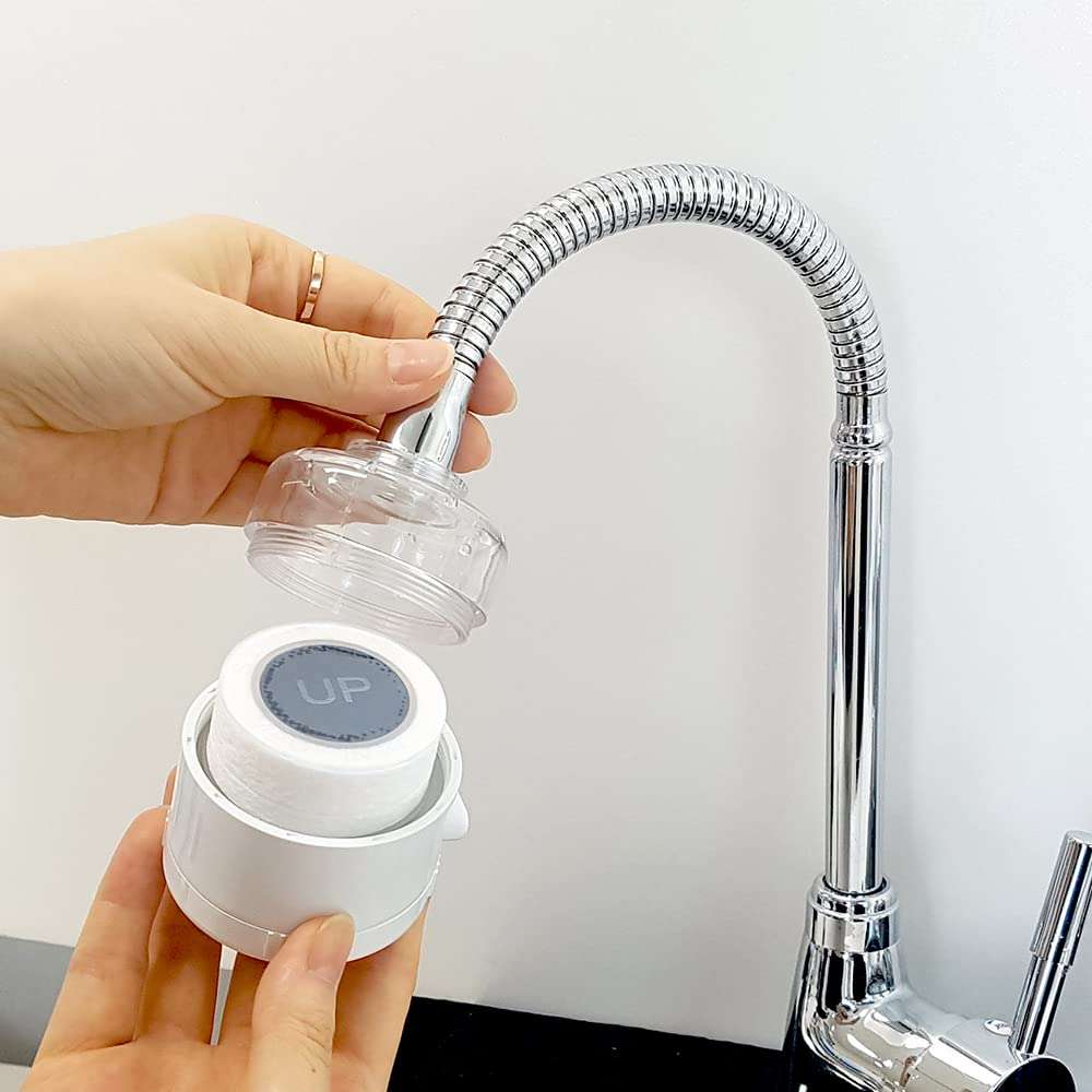ATOJET Cleansing Sink Faucet Head, Removing Rust & Foreign Substances, 3 Function Filter Kitchen Sink Faucet Head, NSF Certified (Fixed Head Type) 5