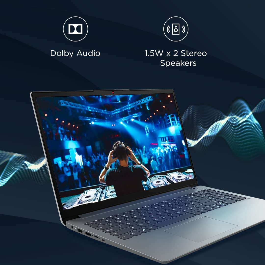 Lenovo IdeaPad Slim 3 Intel Core i3 12th Gen 15.6" (39.62cm) FHD Thin & Light Laptop (8GB/512GB SSD/Windows 11/Office 2021/3months Game Pass/Arctic Grey/1.63Kg), 82RK00VTIN 3