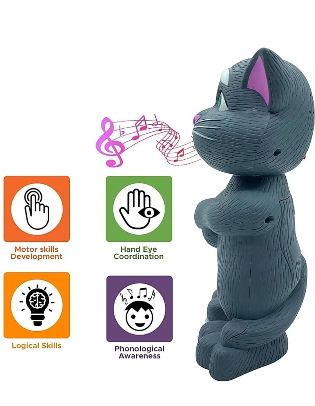 Musical Talking Toy cat Set of 2_ WG1001 3