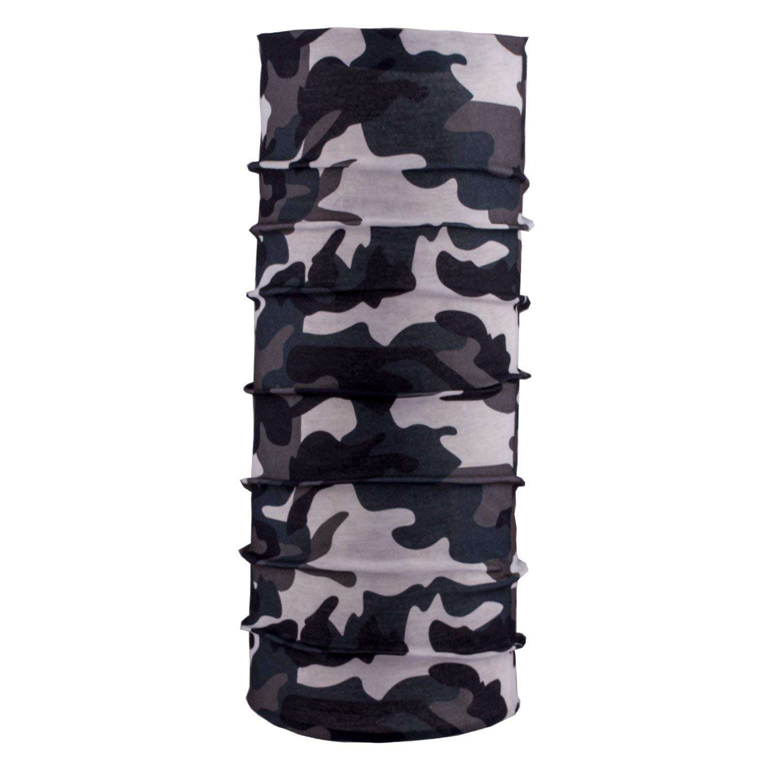 Krystle Unisex Army Print Lycra Headwrap for Bikes (Camouflage,Free Size) 1