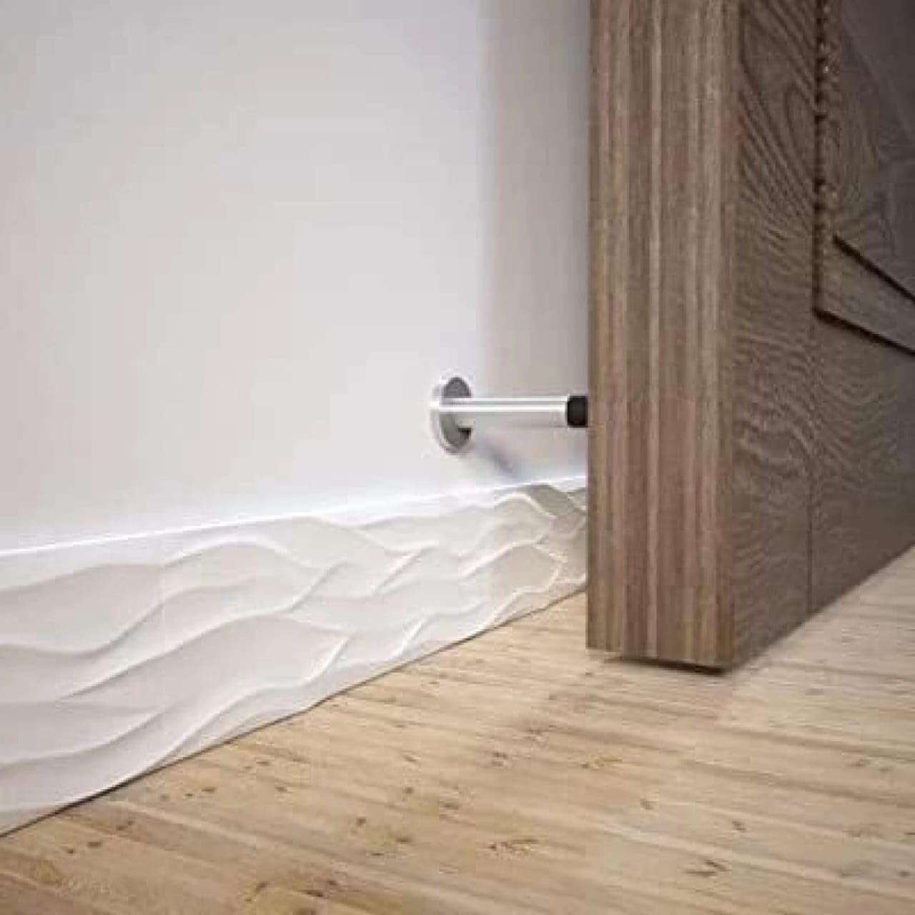 Nexon Hardware Stainless Steel Wall Mounted Door Stopper with Rubber Tip (Set of 10) 5