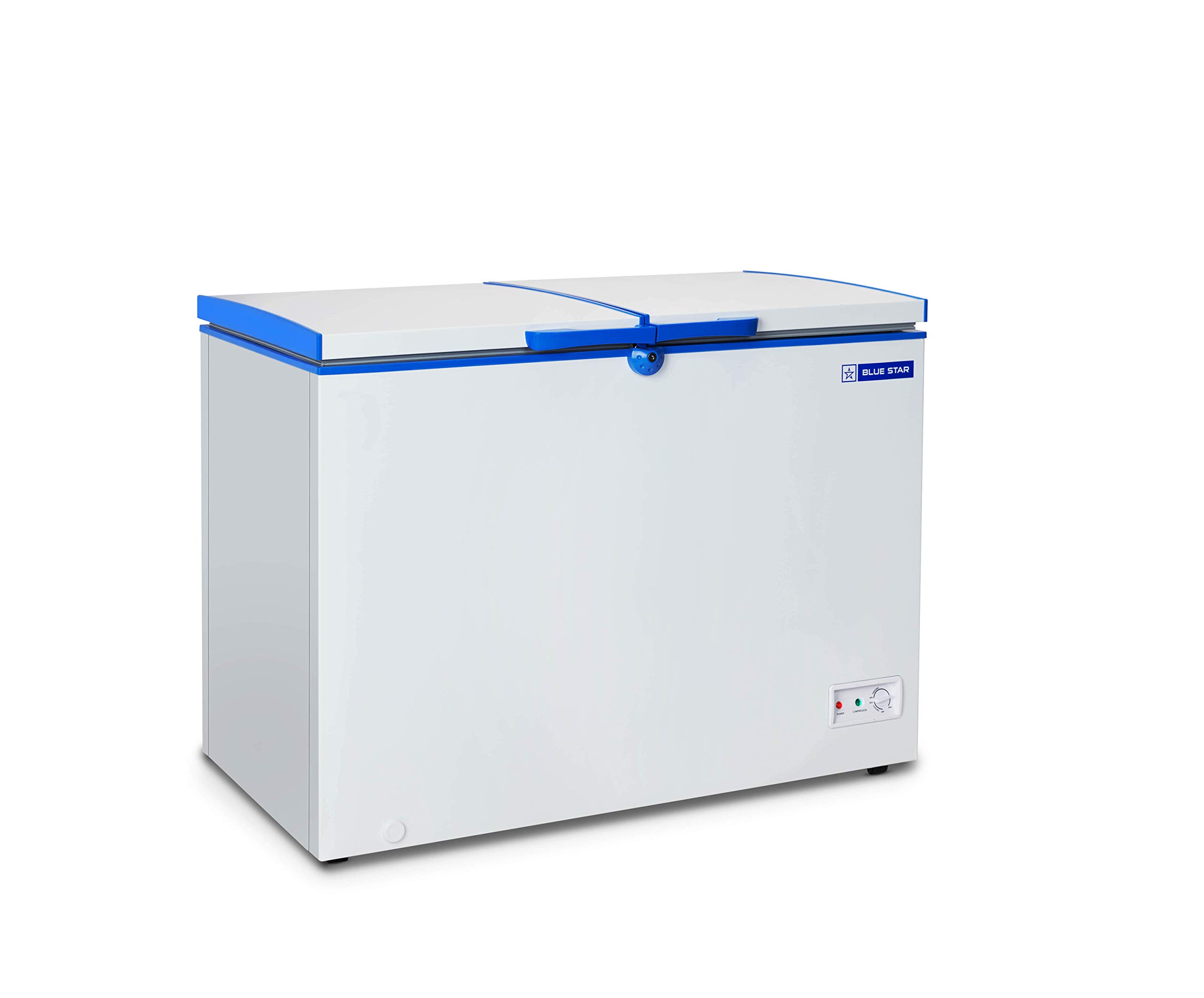Blue Star CHFDD300DGSW Double Door Deep Freezer (284 L, White) 2