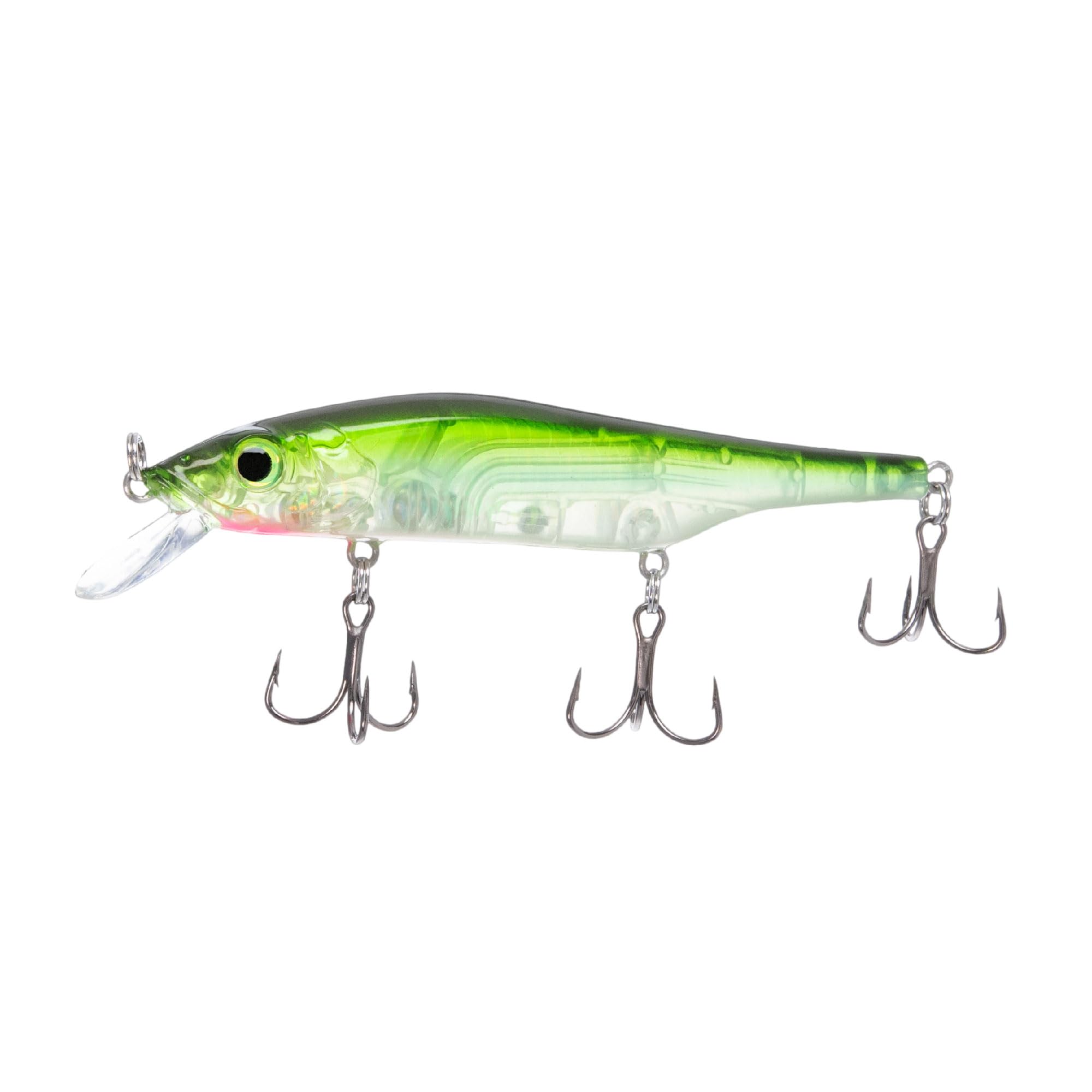 Bill Lewis Scope-Stik 120 Sinking 7ft+ Jerkbait Fishing Lifelike Freshwater & Saltwater Lure with Mustad UltraPoint Triple Grip Hooks, PRO-Herring 1