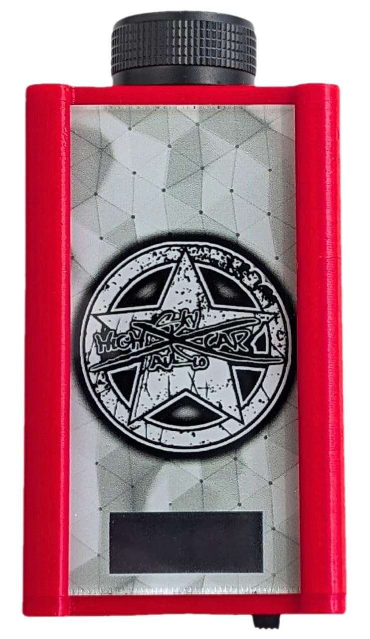 Sky High Car Audio Wireless Bass Knob with Voltmeter and LEDs (RED) 1