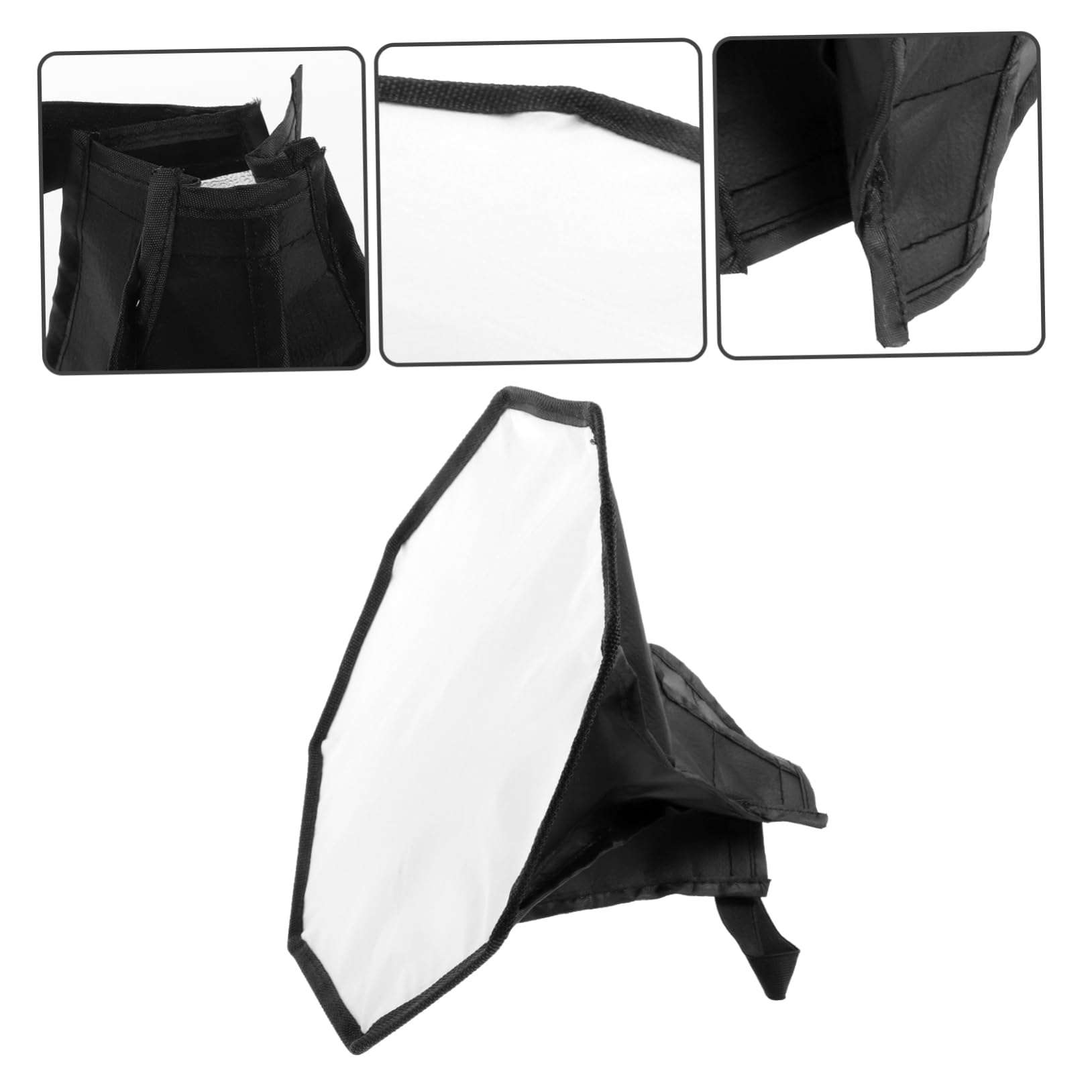 HOMSFOU Photography Studio Softbox Reflective Material Softbox Lighting Kit Photo Flash Reflector Lighting Soft Cloth Iron 4