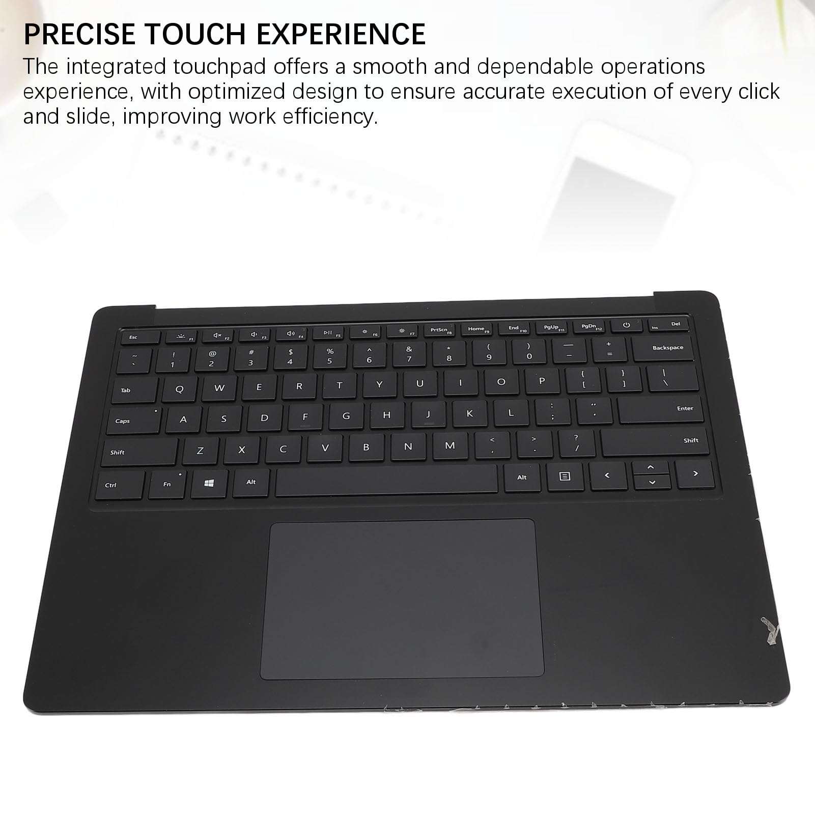 Replacement Keyboard for 3 4 Generations 13.5in, US Layout Laptop Keyboard with Touchpad and C Case, Laptop Replacement Keyboard for Laptop 3 4 5