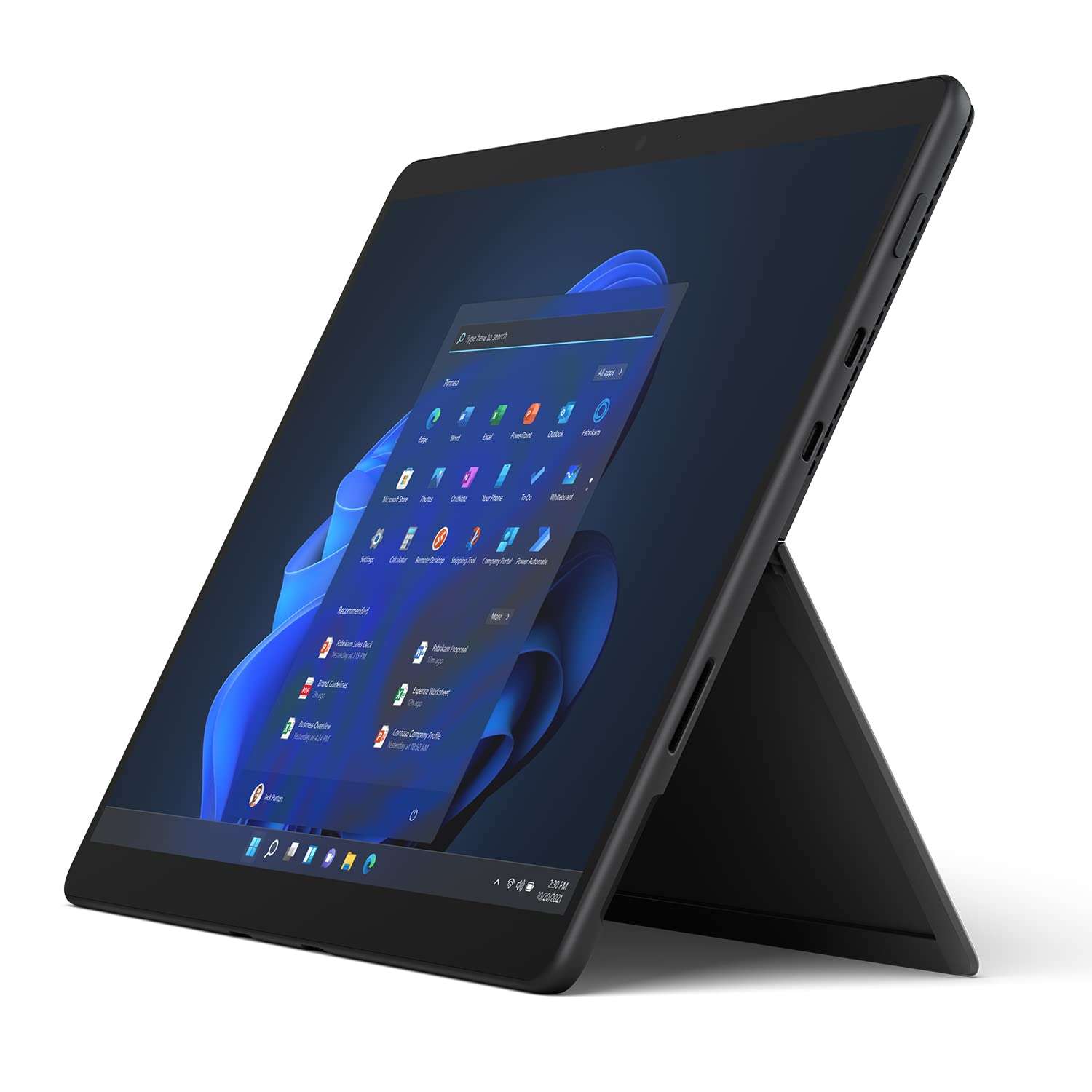 Microsoft Surface Pro8-13/13cm (5 Inch) Touch Screen - Intel i5/8GB RAM /256 GB SSD SC English Window 11 Home Graphite, WiFi 6 for Ultra-Fast Bandwidth, Bluetooth (Black, Medium, 8PQ-00029) 5