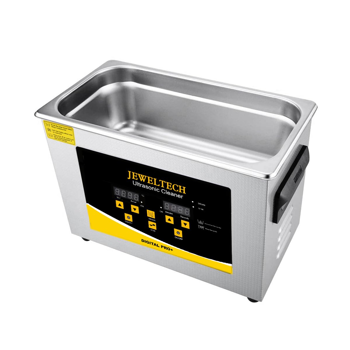JEWELTECH Digital Pro+ Ultrasonic Cleaner Machine, 2L Capacity, Professional Grade, 42000kHz, Digital Timer and Heater, for Jewelry, Dental Tools, Optical Instruments, Lab Equipment (4.5L) 3