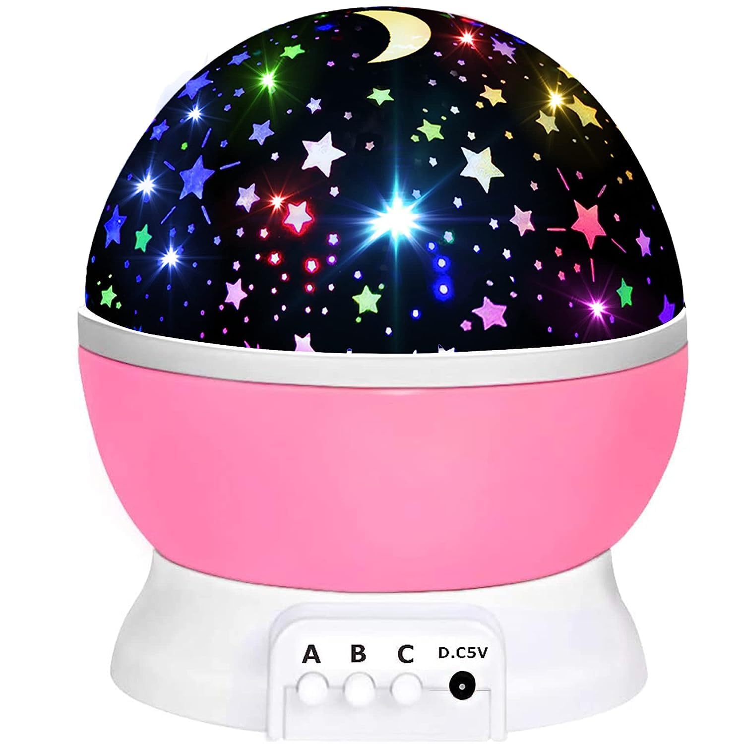DELICATE Toys for 1-10 Year Old Girls for Kids 2-9 Year Old Gifts for 3-8 Year Old Girls Christmas Gifts for 4-7 Year Old Boys Sensory Baby Toys Birthday Gifts Stocking Stuffers (Pink), LED, Plastic