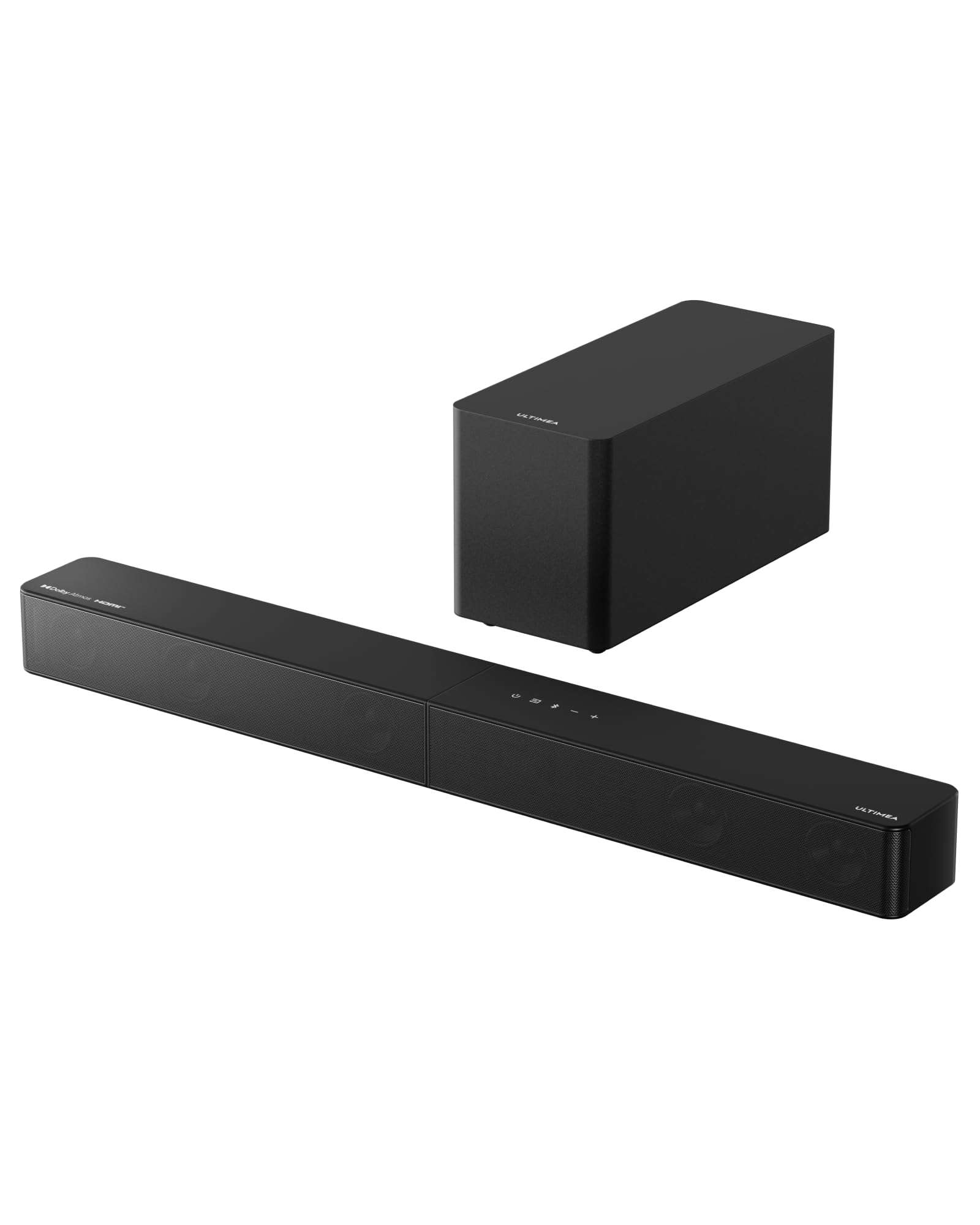 ULTIMEA 5.1ch Soundbar, with Dolby Atmos, Sound Bar for Smart TV with Subwoofer, Adjustable Bass, Home Theater Surround Sound System, 300W Peak Power, App Control, BT 5.4, Poseidon M60 (2025 Model) 1