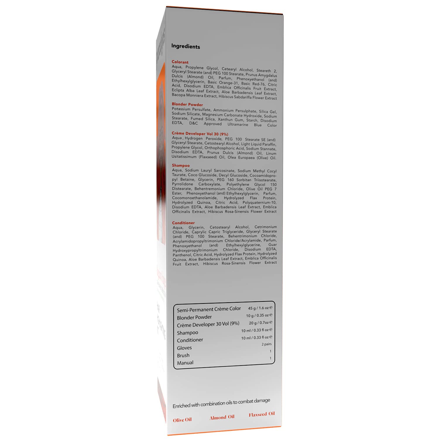 Paradyes Ammonia Free Raggiana Orange Semi-permanent Hair Color Highlighting Kit Enriched with Herbal Ingredients for All Hair Types, 75g 4