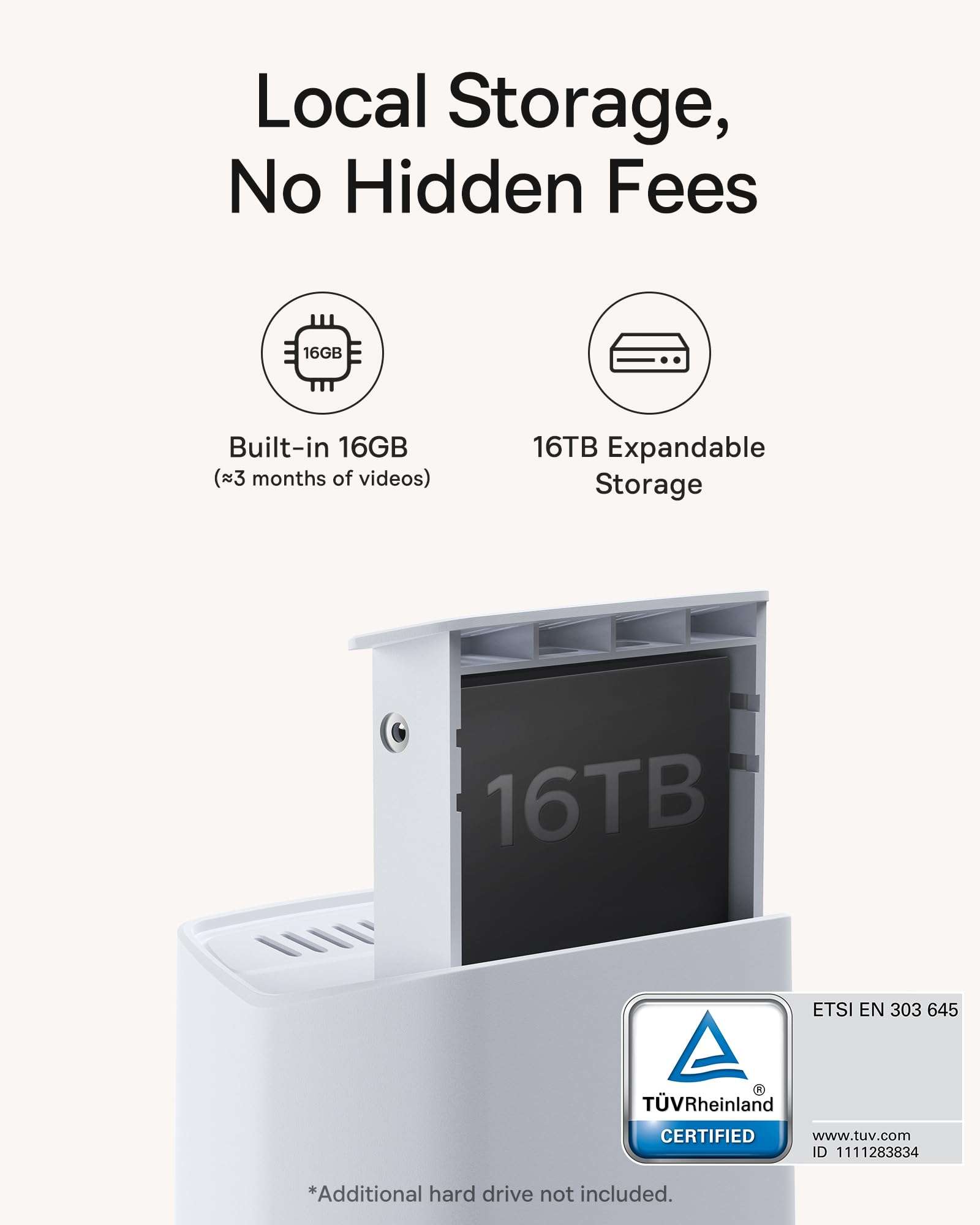 Baseus N1 4-Cam Kit with Solar Panel 3W 4