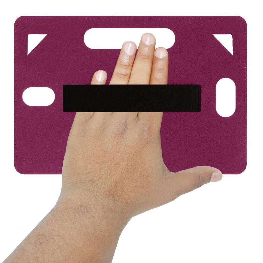 Acm Leather Back Hand Case Compatible with Hp Voicetab 7 Tablet Cover Pink 6