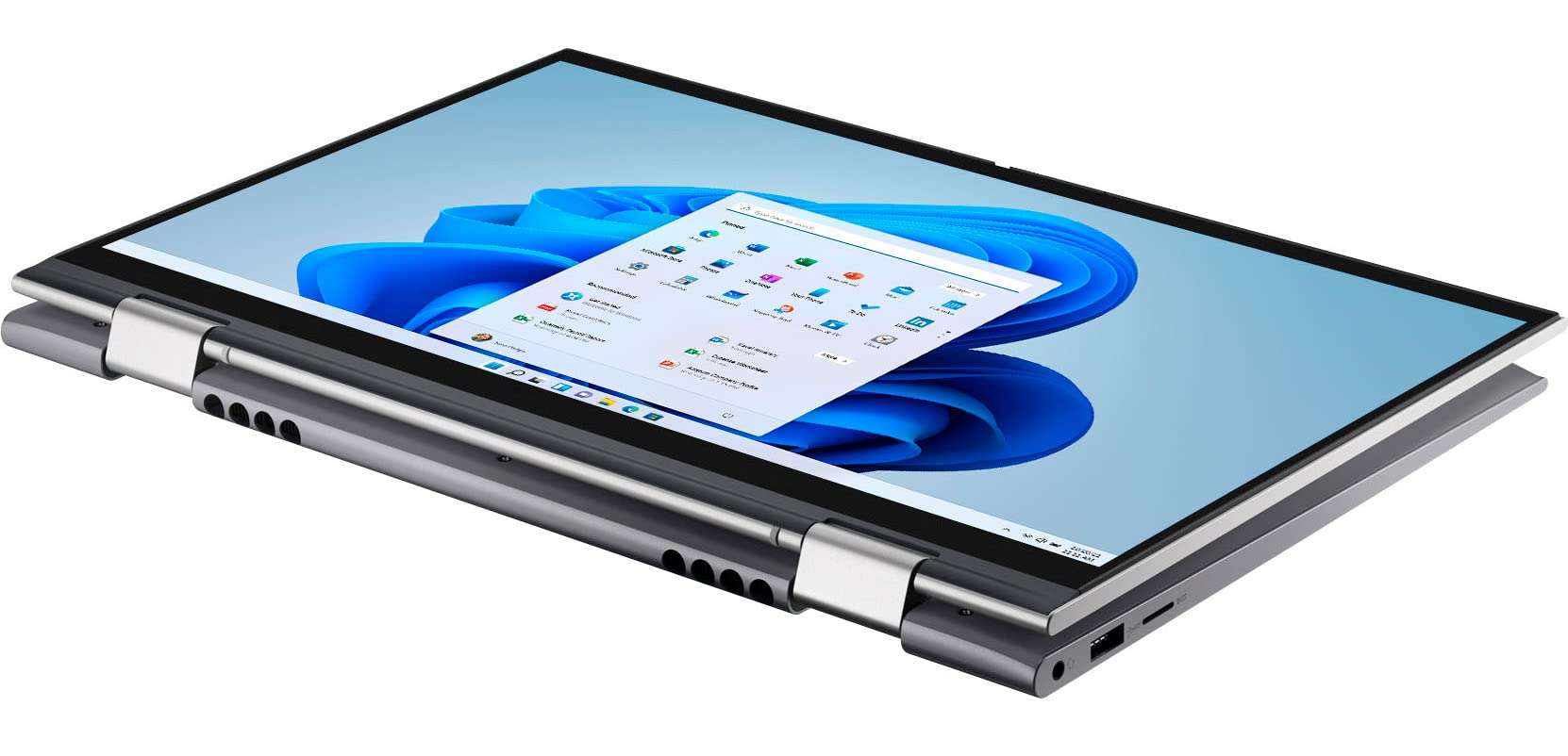 Dell Inspiron 5410 14.0" 2-in-1 FHD IPS Touchscreen Laptop (Intel i5-1155G7 4-Core, 64GB RAM, 2TB PCIe SSD, Intel Iris Xe, (1920x1080), Backlit KB, FP Reader, HD Webcam, WiFi 6, BT 5.1, Win11H) 4