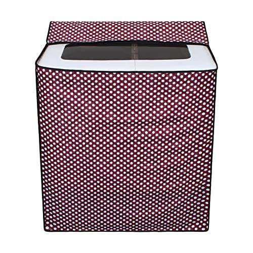 Glassiano Washing Machine Cover for Whirlpool Superb Atom 60I 6 kg Semi Automatic Top Loading Washing Machine S 46 4