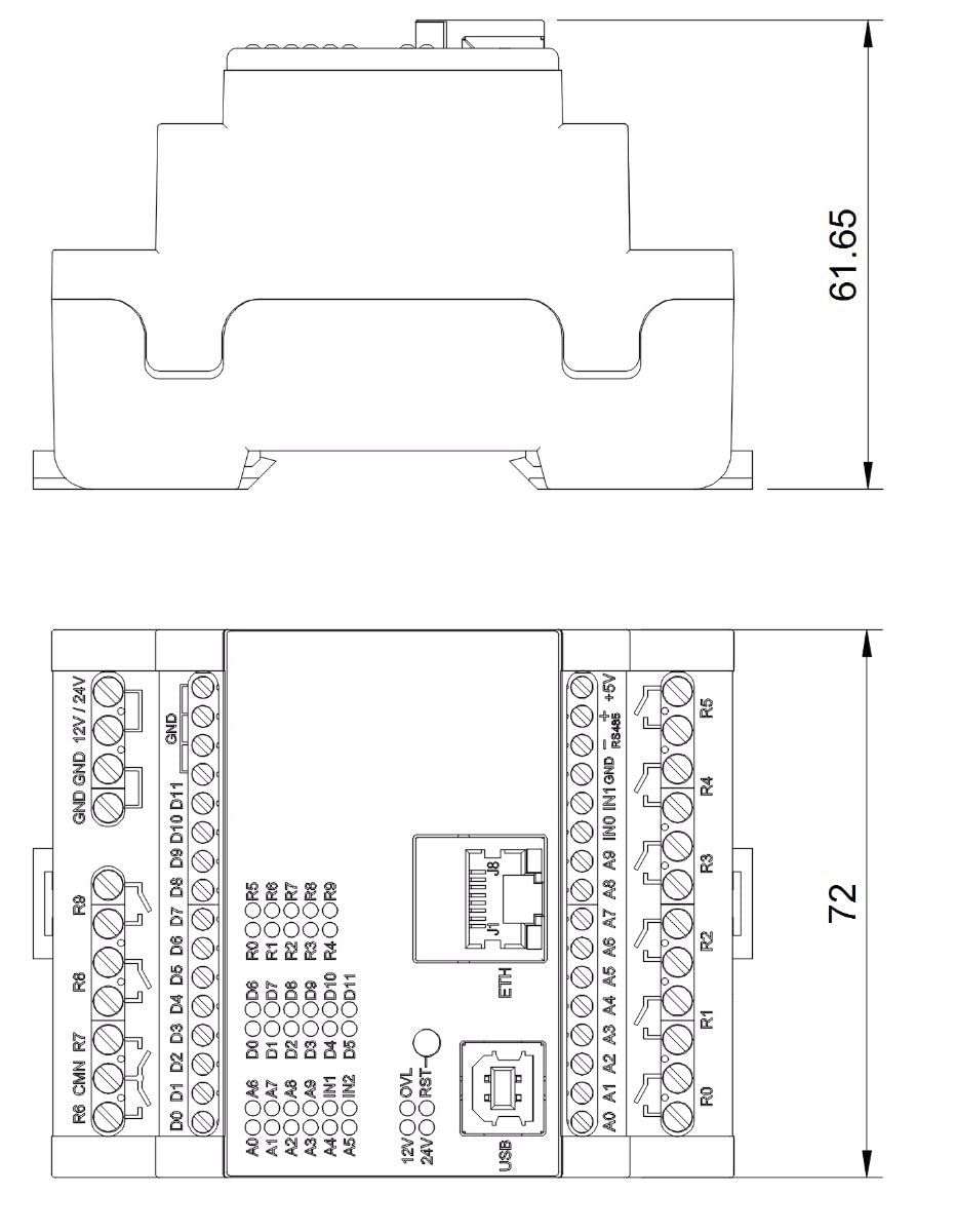 100-100-10 - Controllino Maxi Pure PLC Compatible with Arduino 4