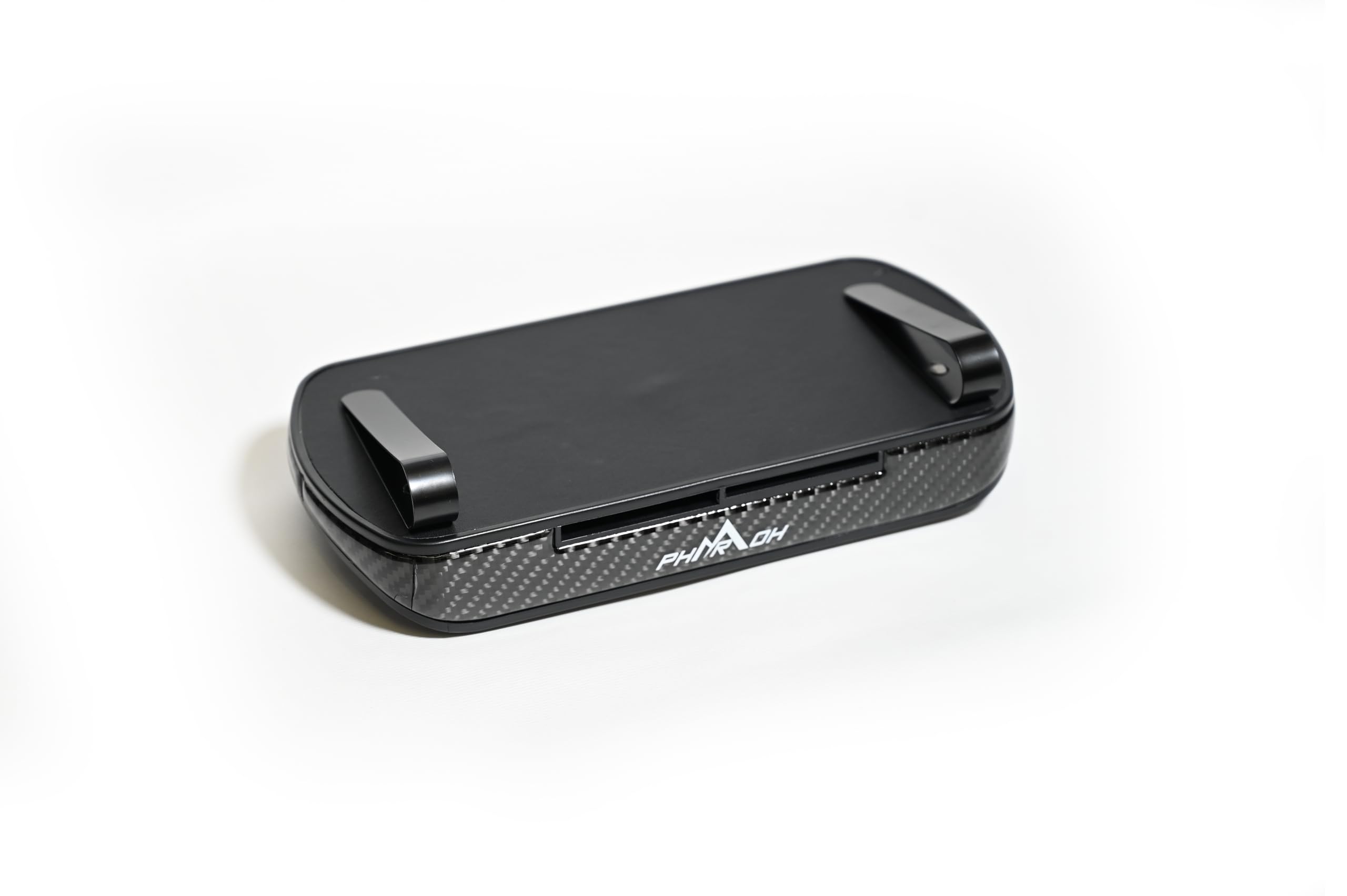 Product Title: Pharaoh Premium Carbon Fiber Car Tissue Holder - Sleek Design, Easy Clamps, Built-in Car Holder - Car Tissue Box (with Sunvisor Clamp) 6