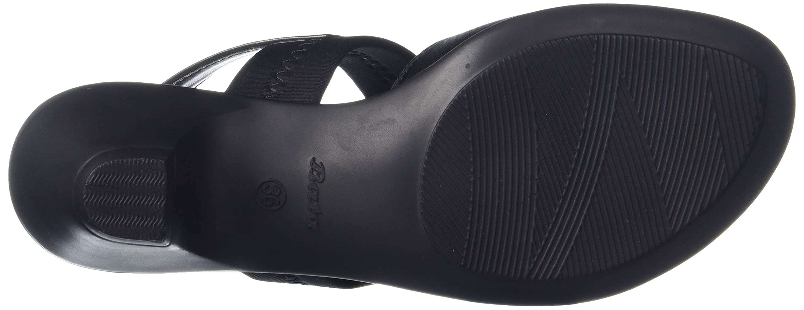 BATA mens VIOLET Black Heeled Sandal - 5 UK (6616667) 6